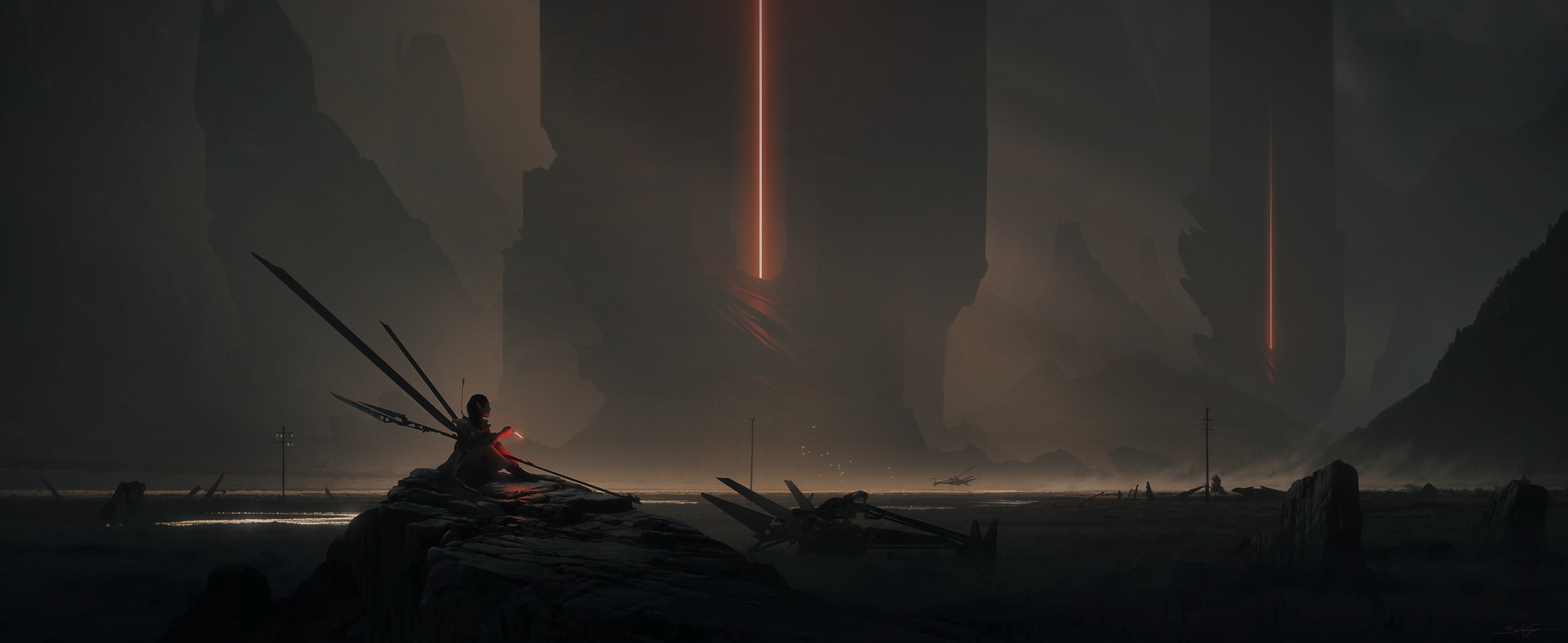 scifi, artist, digital art, hd, artwork, deviantart, HD Wallpaper