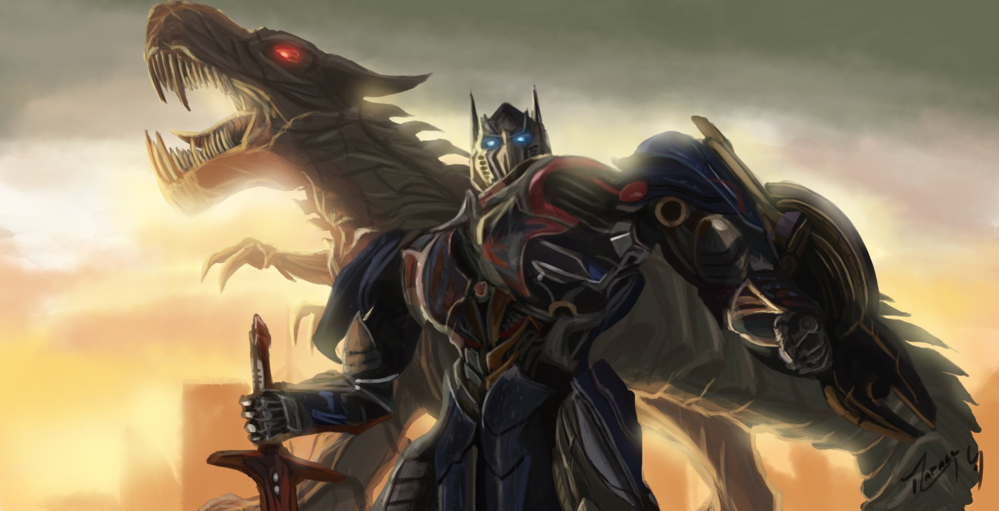 transformers, movies, artwork, artist, digital art, hd, deviantart, HD Wallpaper