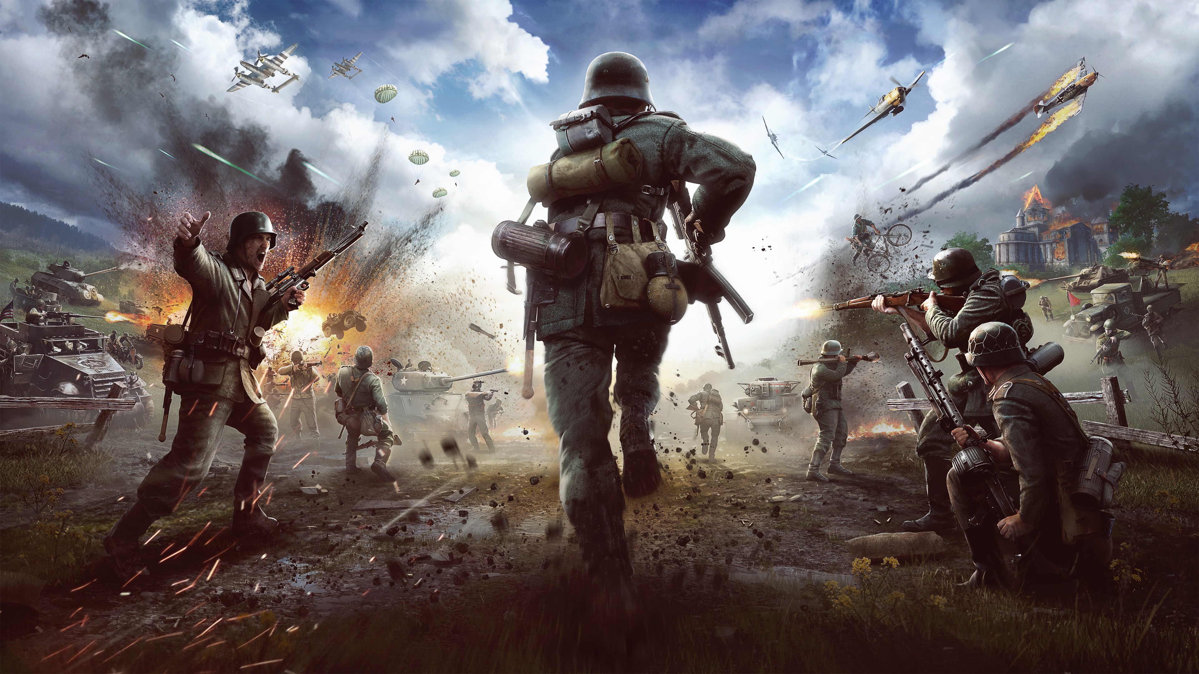 heroes and generals, 4k, games, hd, HD Wallpaper