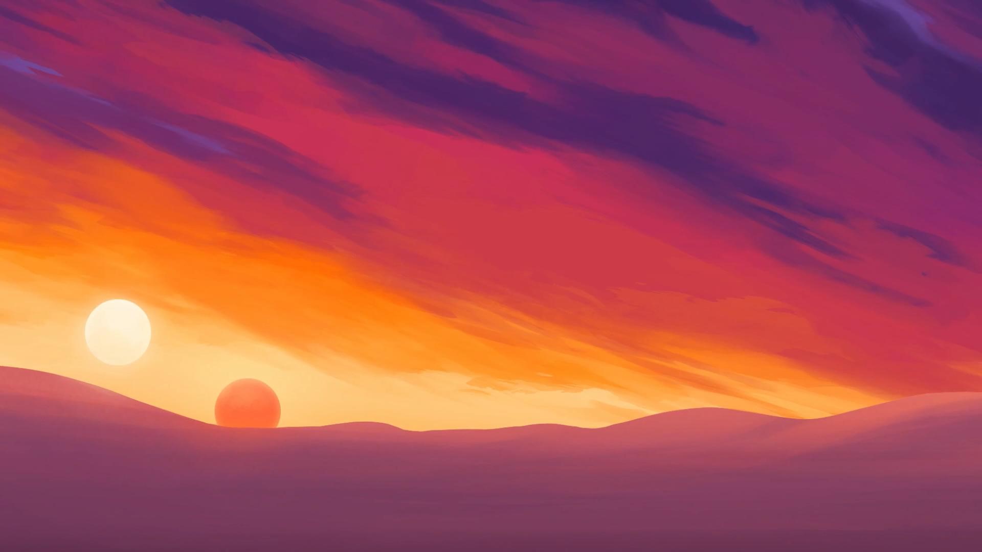 sun, artist, digital art, hd, artwork, HD Wallpaper