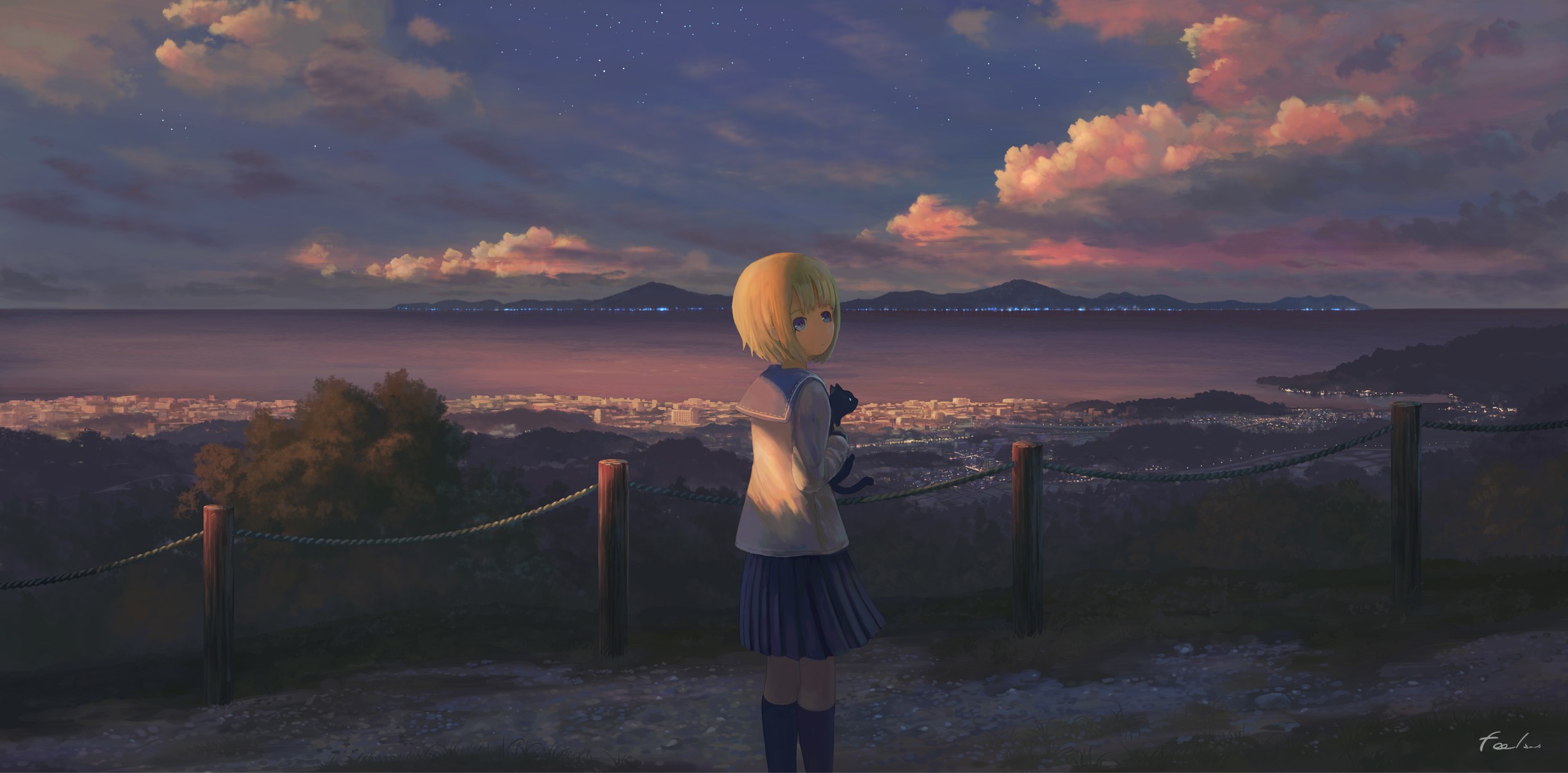 anime girl, anime, hd, HD Wallpaper
