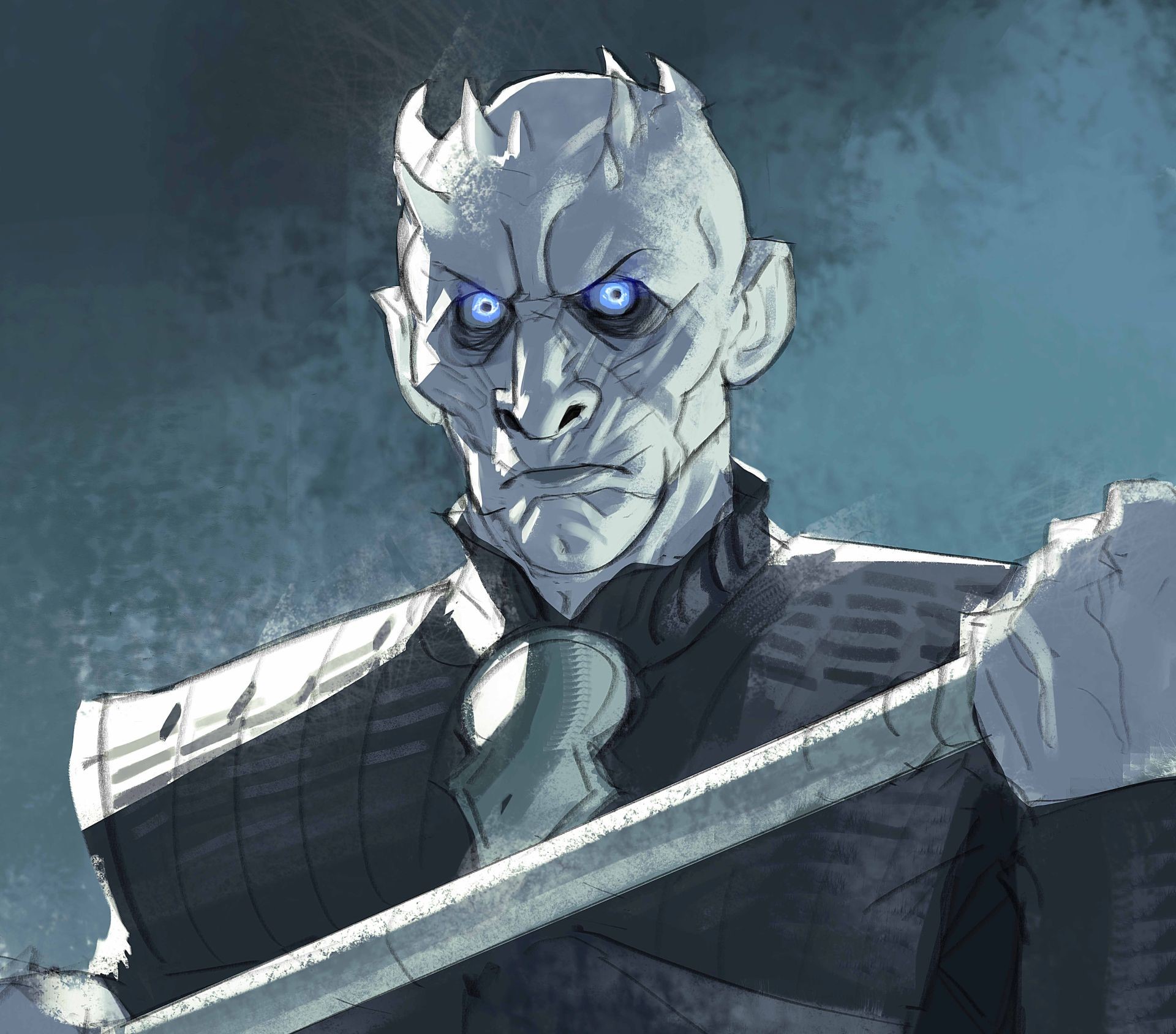 white walkers, tv shows, game of thrones, artwork, 4k, hd, deviantart, HD Wallpaper