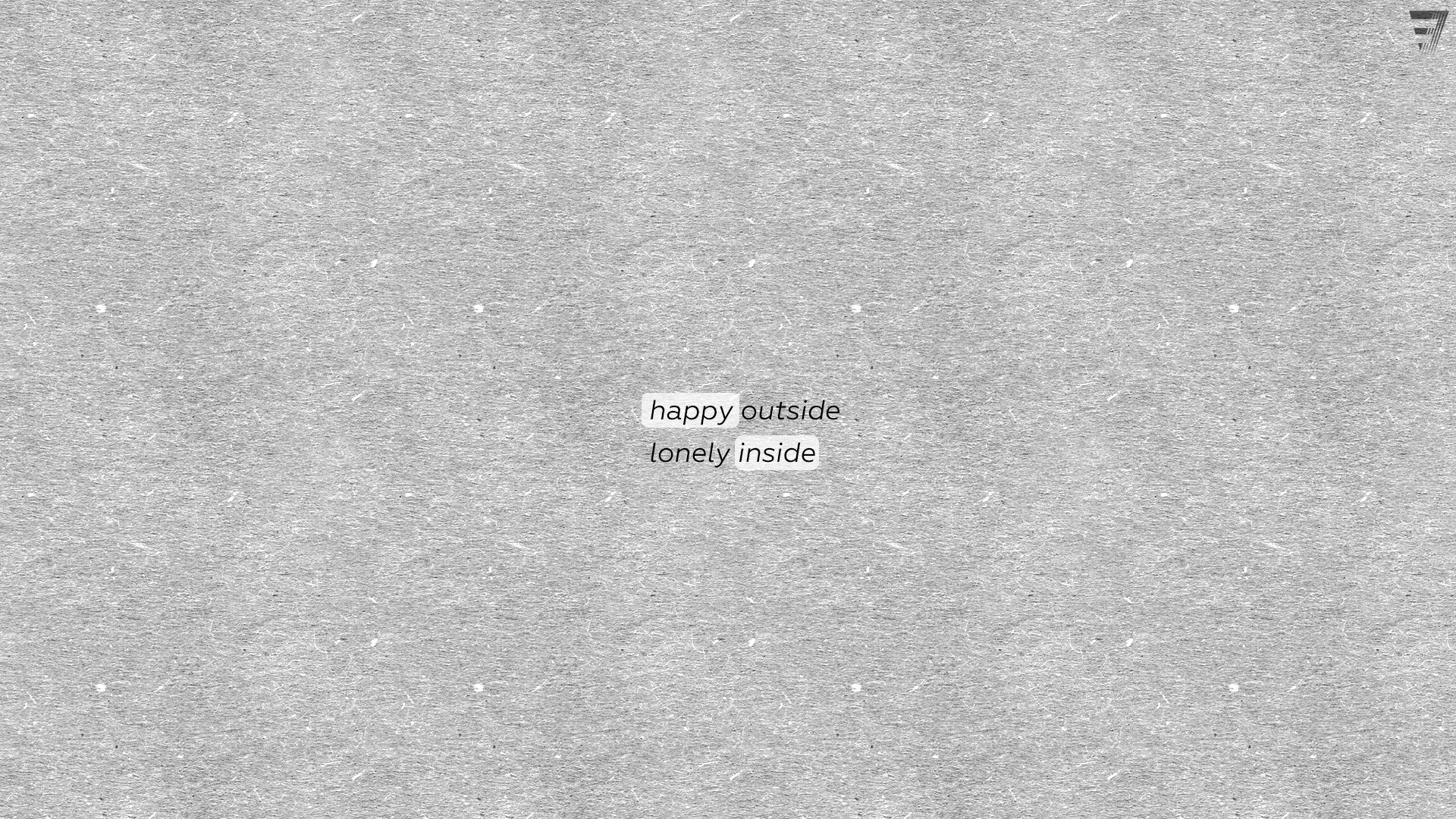 typography, lonely, sad, hd, comments, msg, HD Wallpaper