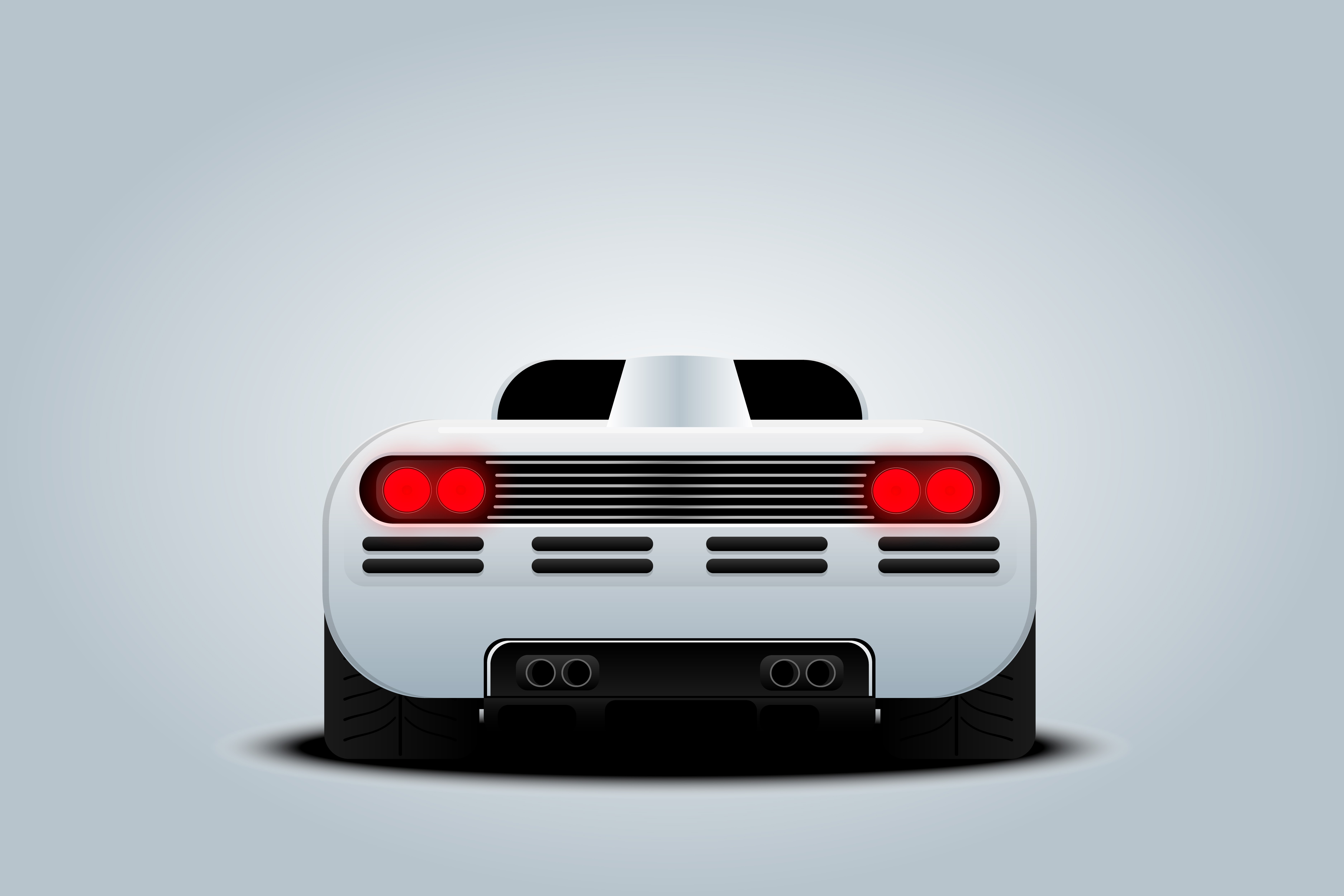 mclaren f1, mclaren, cars, minimalism, artist, digital art, hd, 4k, 5k, HD Wallpaper