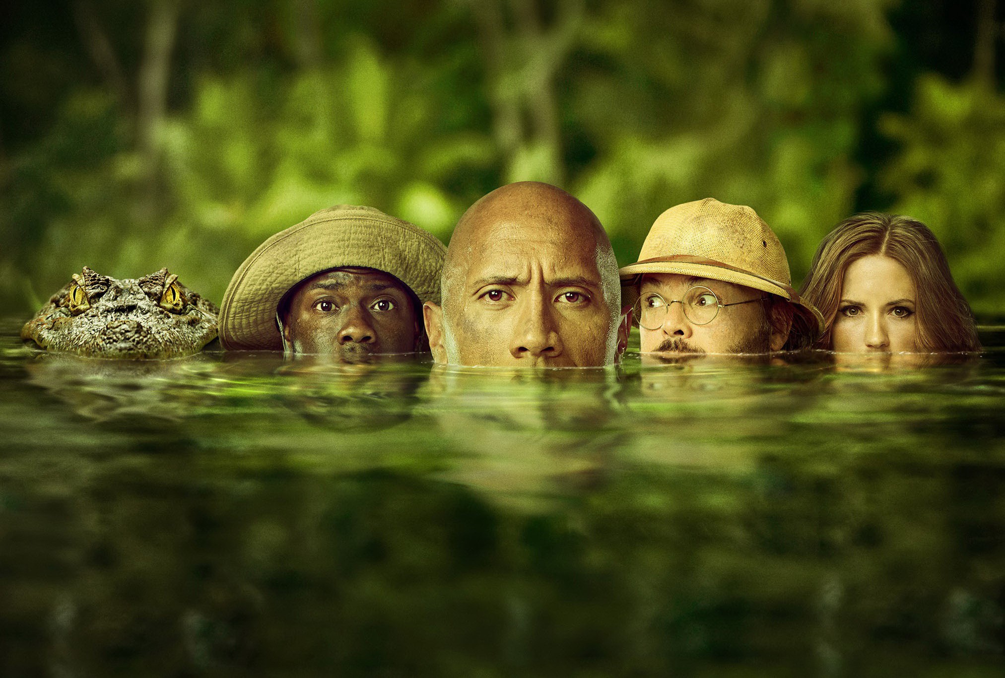 jumanji welcome to the jungle, 2017 movies, movies, hd, dwayne Johnson, HD Wallpaper