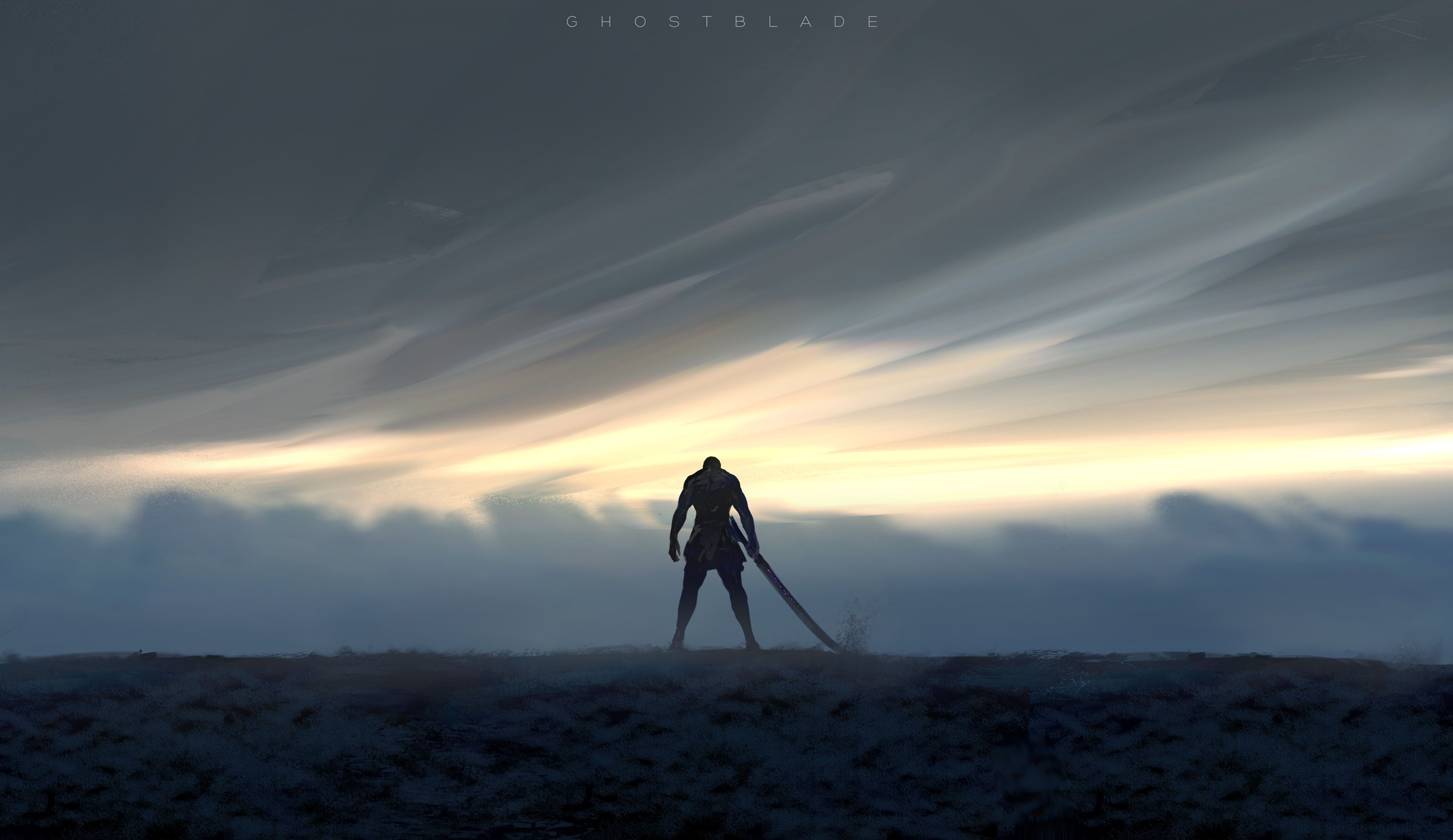 warrior, sword, artist, artwork, digital art, hd, deviantart, HD Wallpaper
