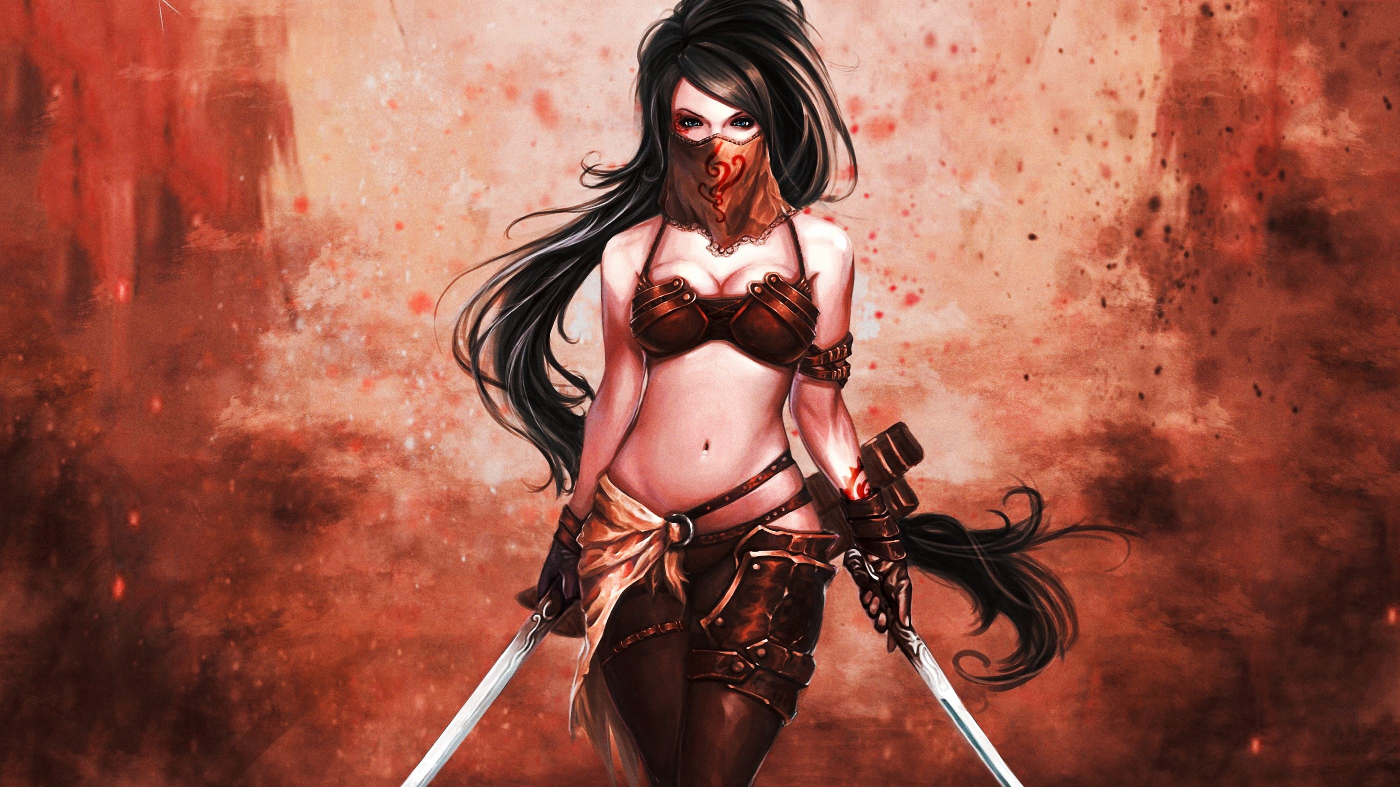 fantasy girls, girls, hd, artwork, artist, digital art, HD Wallpaper