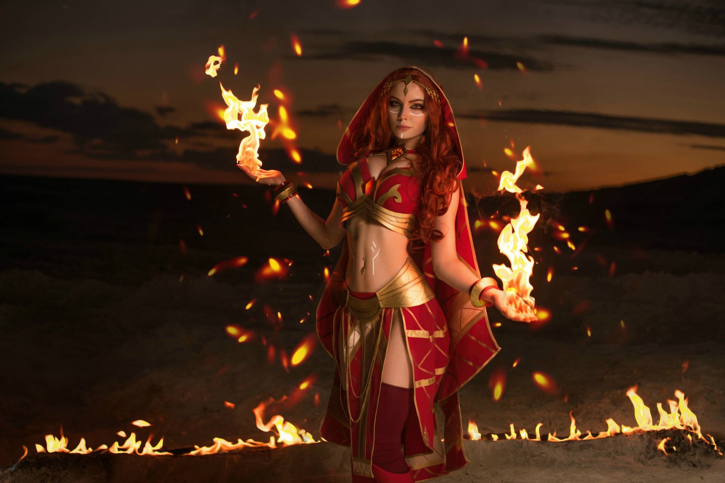 cosplay, dota 2, games, hd, girls, HD Wallpaper