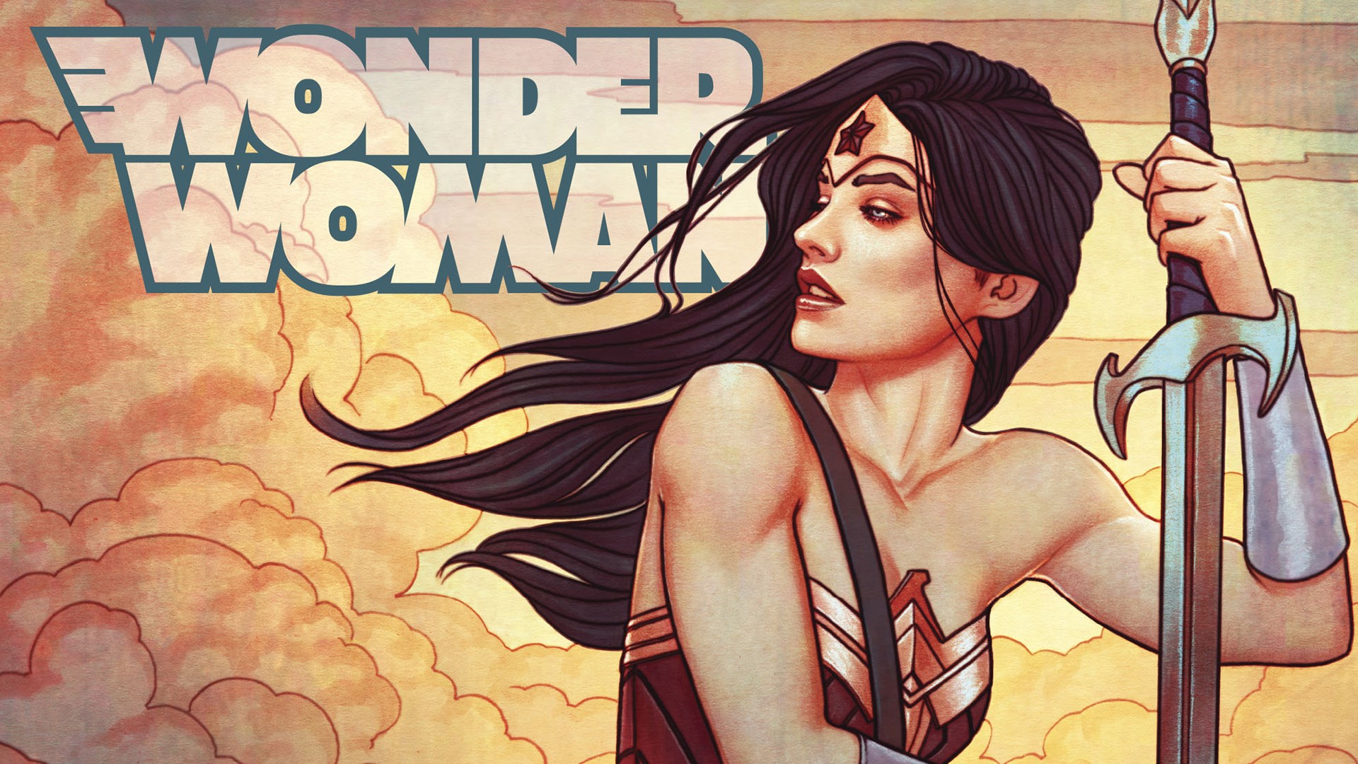 wonder woman, comic, artist, artwork, digital art, hd, HD Wallpaper