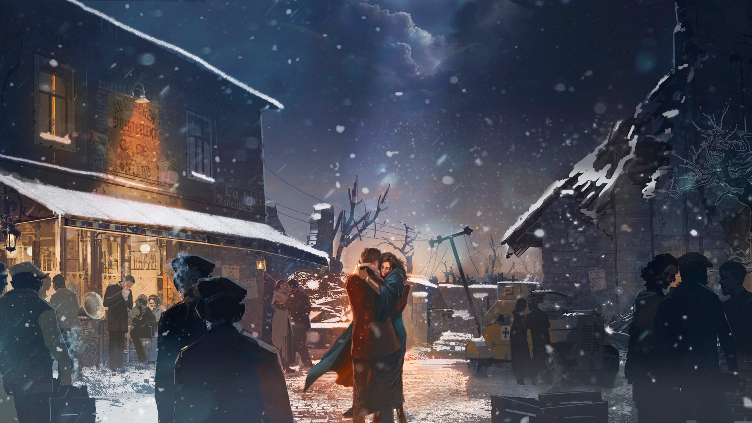 wonder woman, 4k, artwork, hd, movies, 2017 movies, love, couple, HD Wallpaper