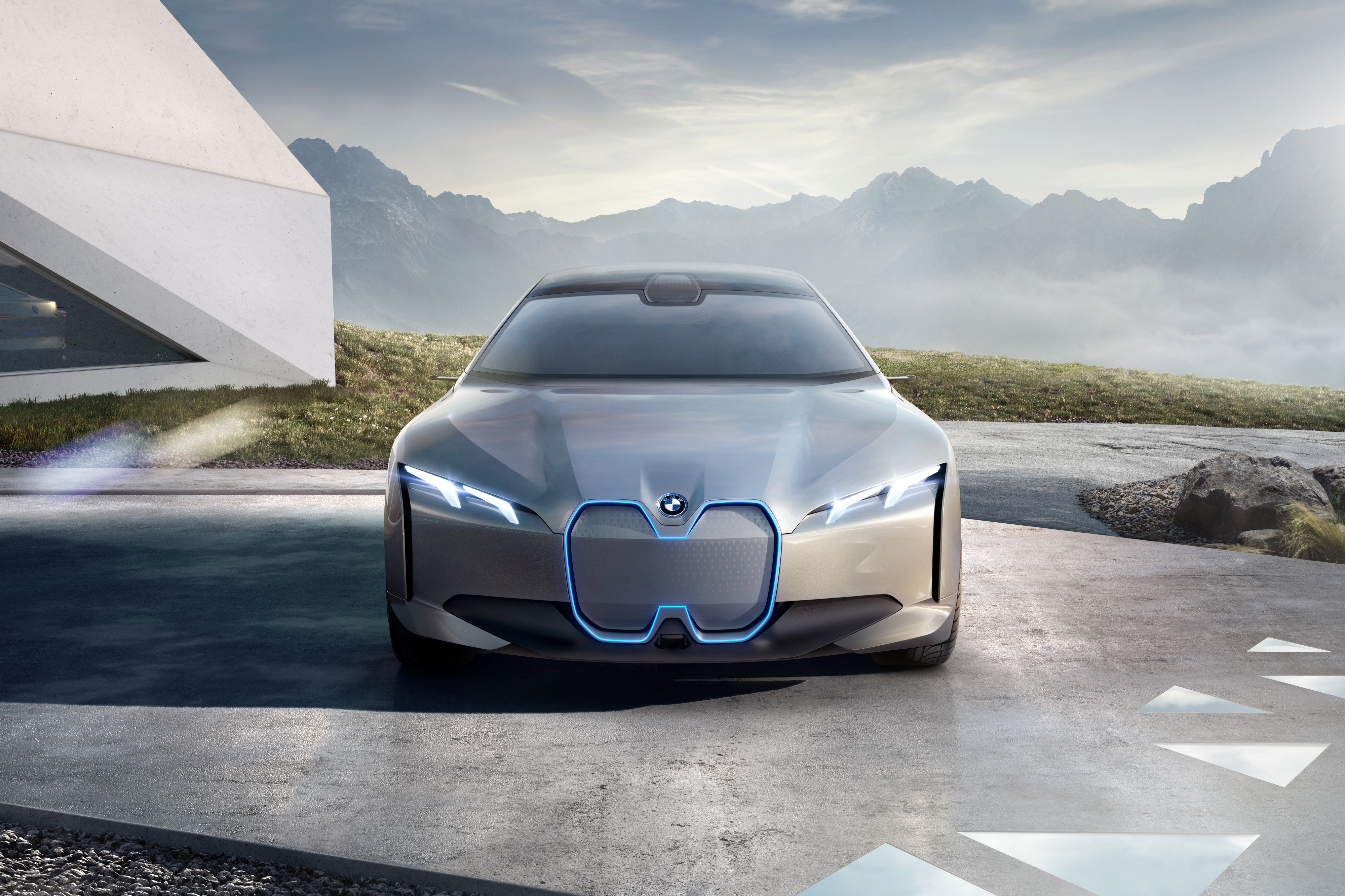 bmw, bmw vision, cars, concept cars, 2017 cars, 4k, hd, HD Wallpaper