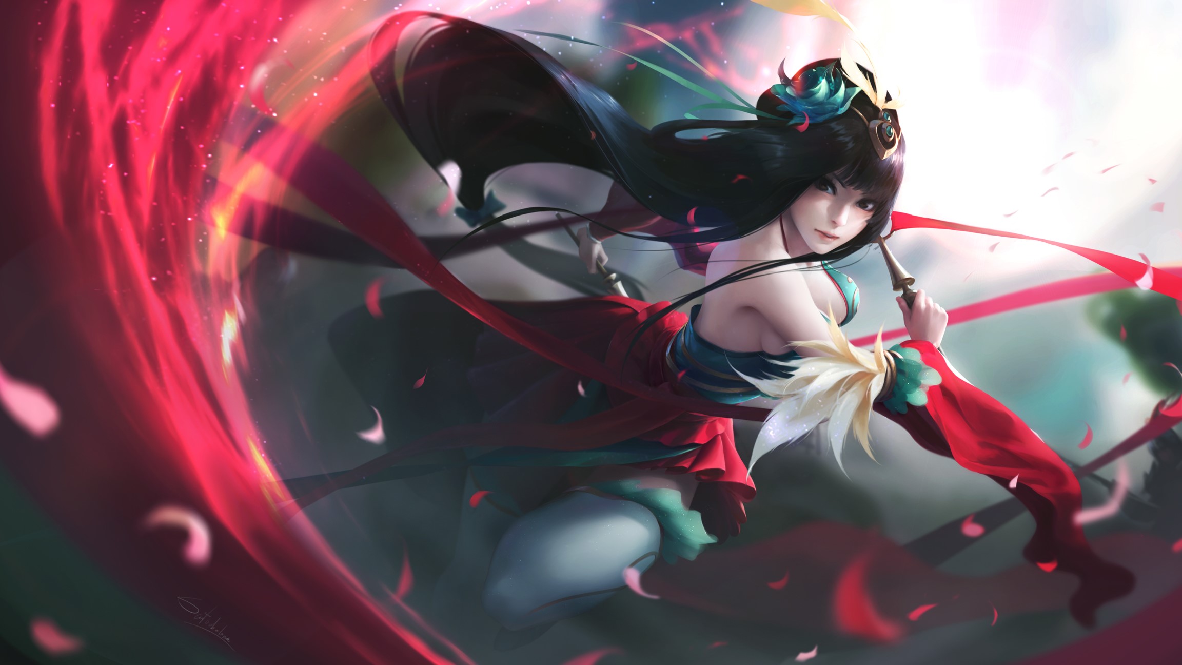 anime girl, anime, hd, artwork, artist, digital art, HD Wallpaper