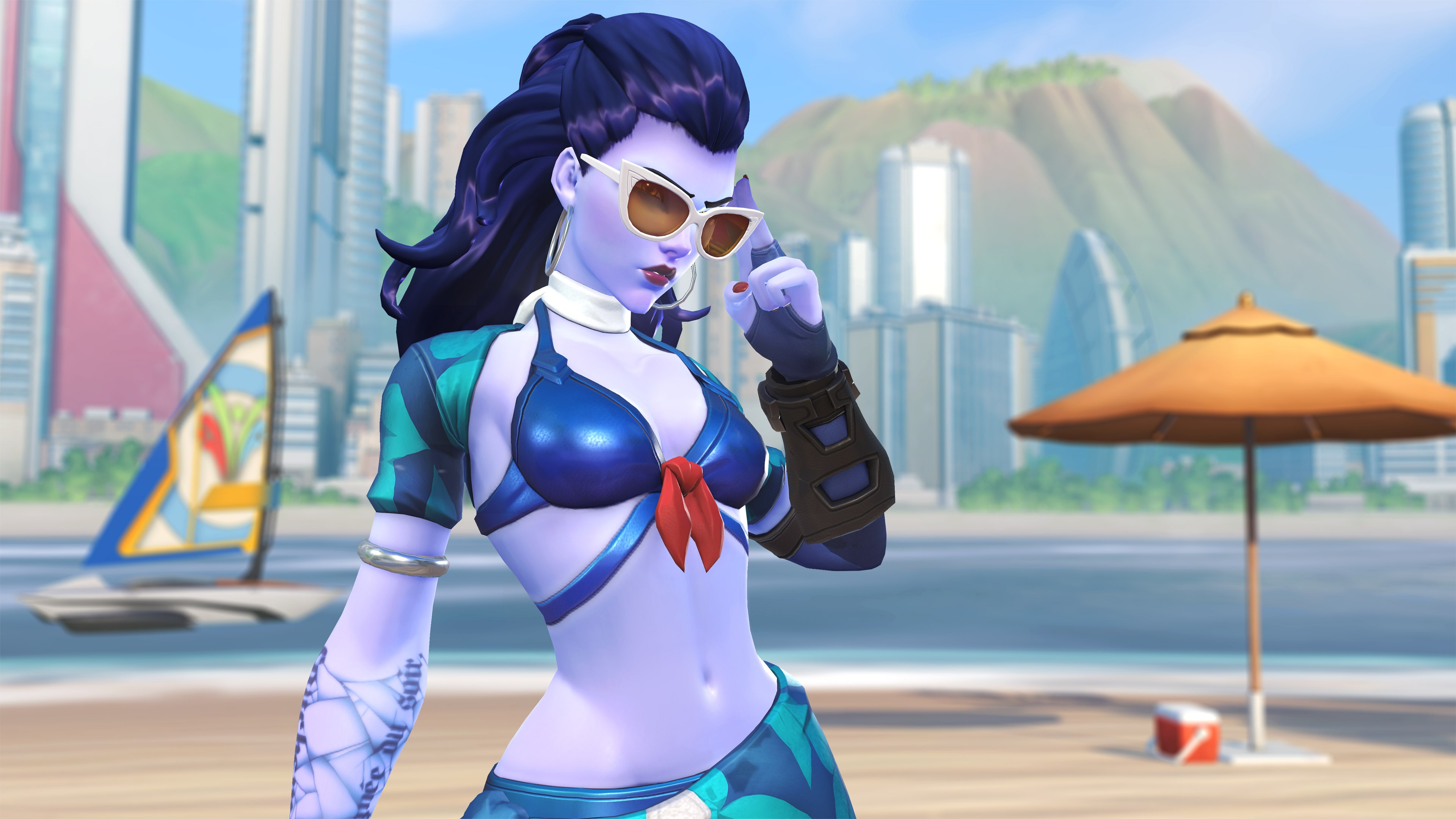widowmaker, overwatch, games, xbox games, ps games, pc games, hd, 4k, 2017 games, HD Wallpaper