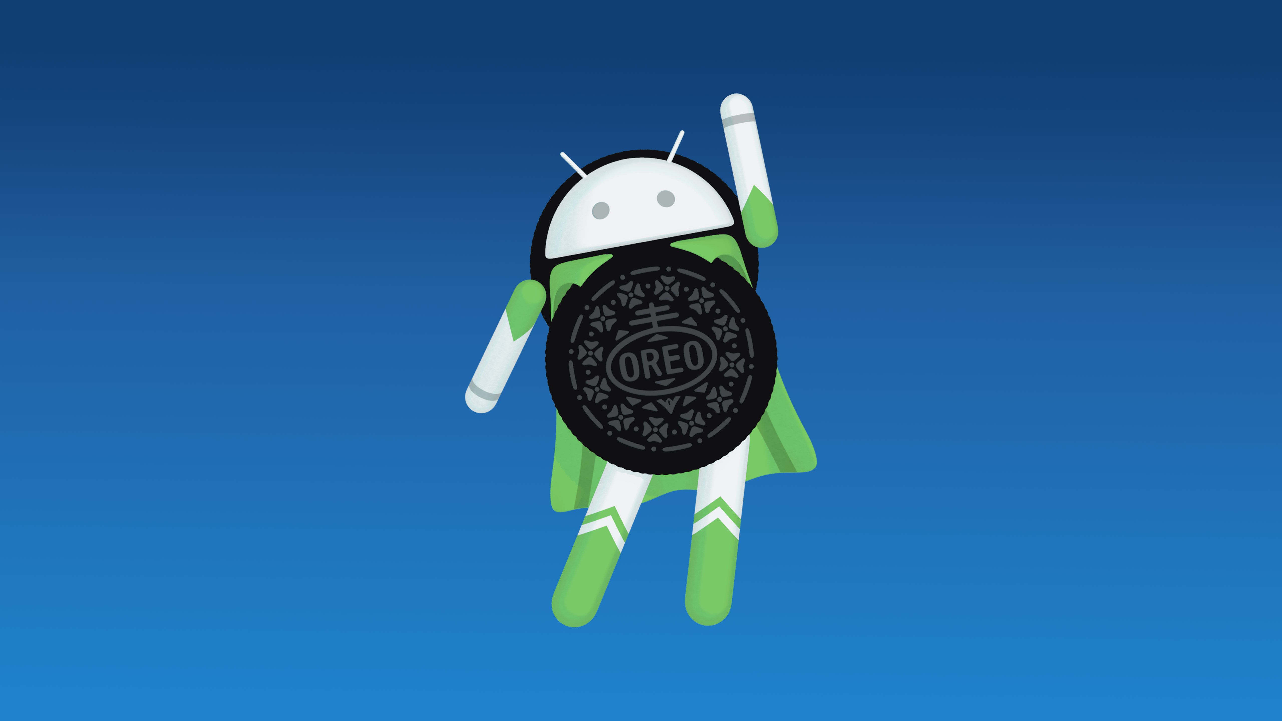 android oreo, logo, stock, android, computer, hd, 4k, HD Wallpaper