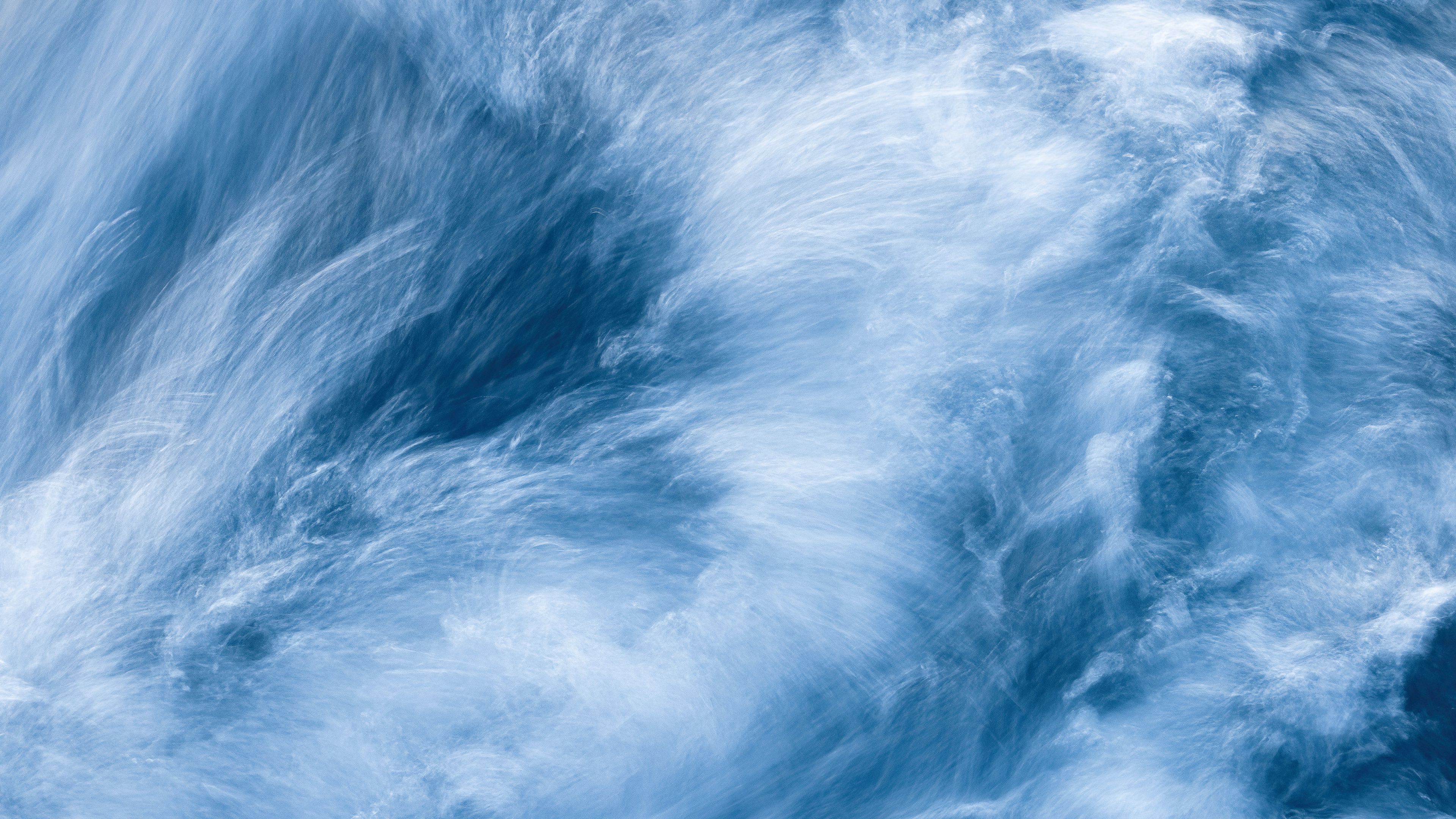 clouds, sky, texture, blue, 4k, HD Wallpaper