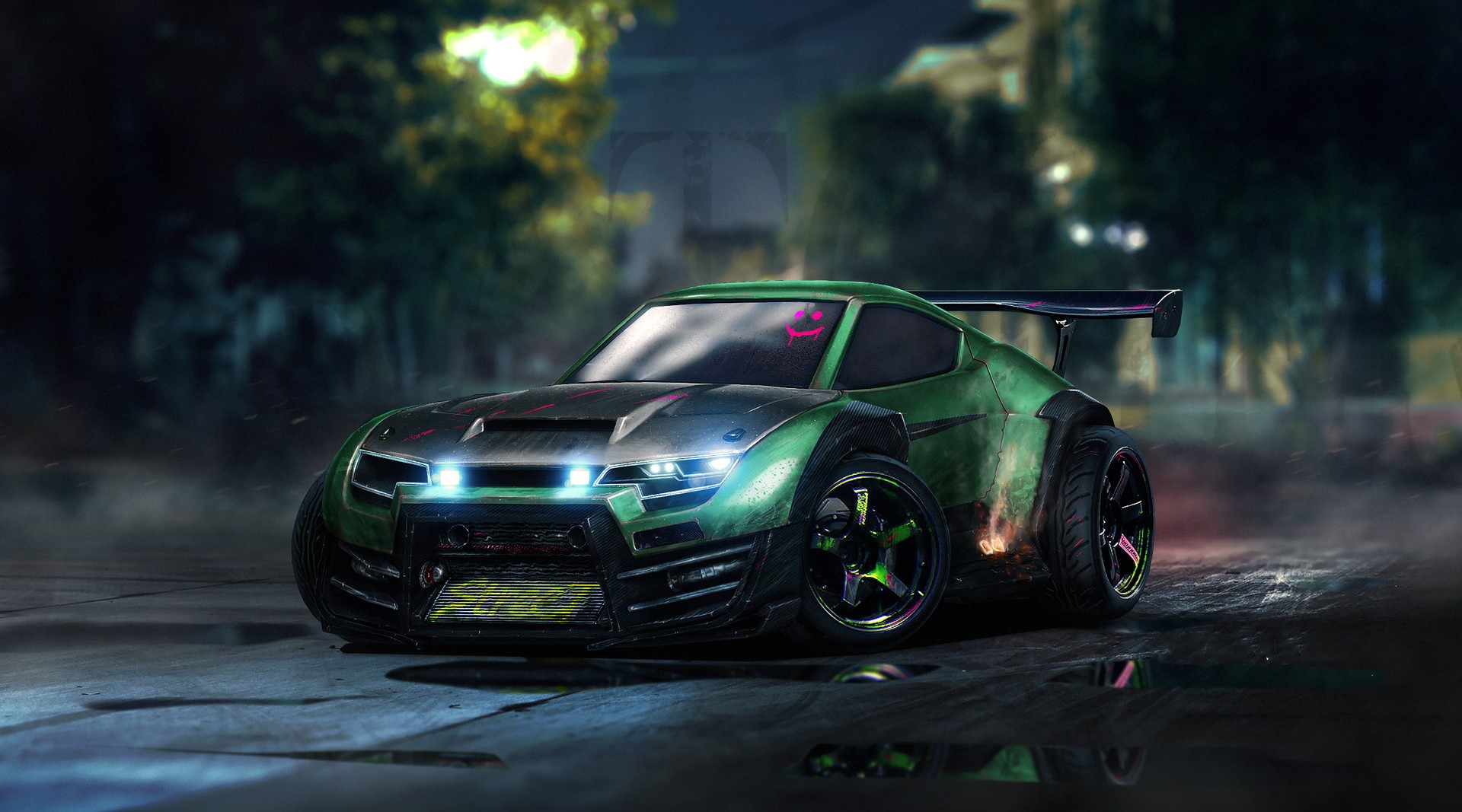 rocket league, cars, games, artwork, artist, digital art, HD Wallpaper