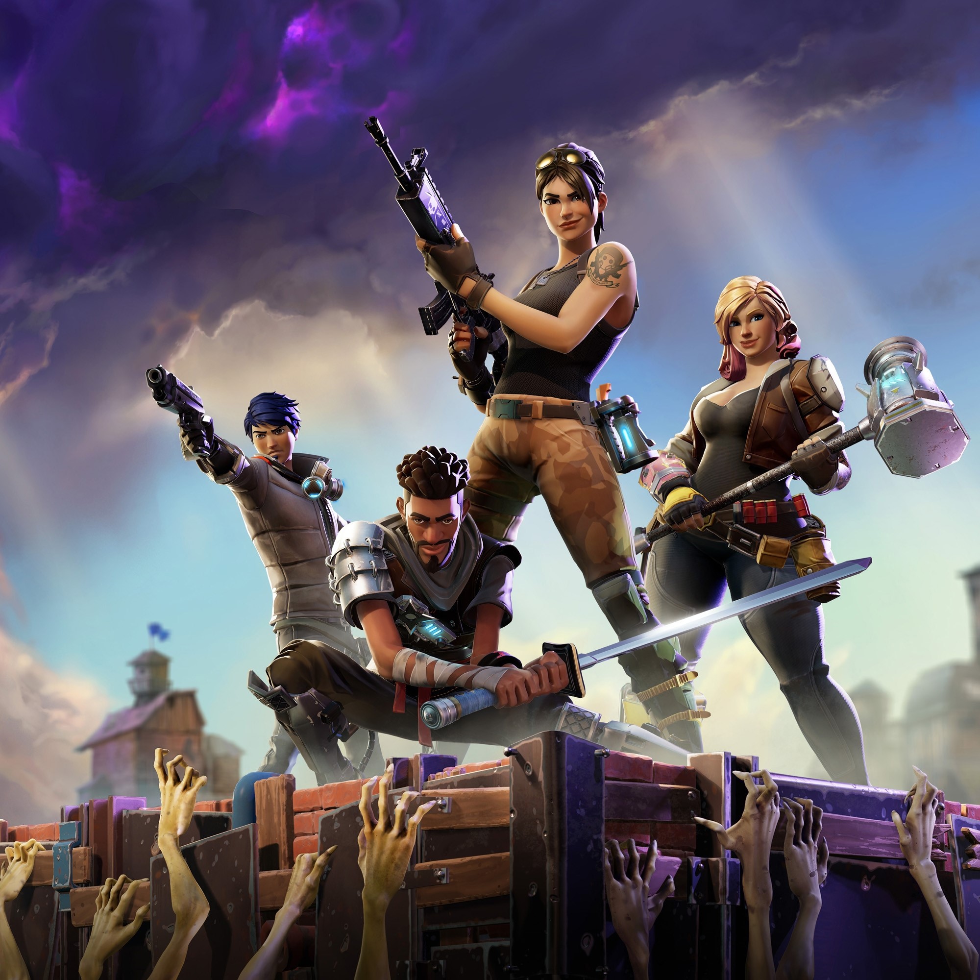 fortnite, games, 2017 games, ps games, hd, HD Wallpaper