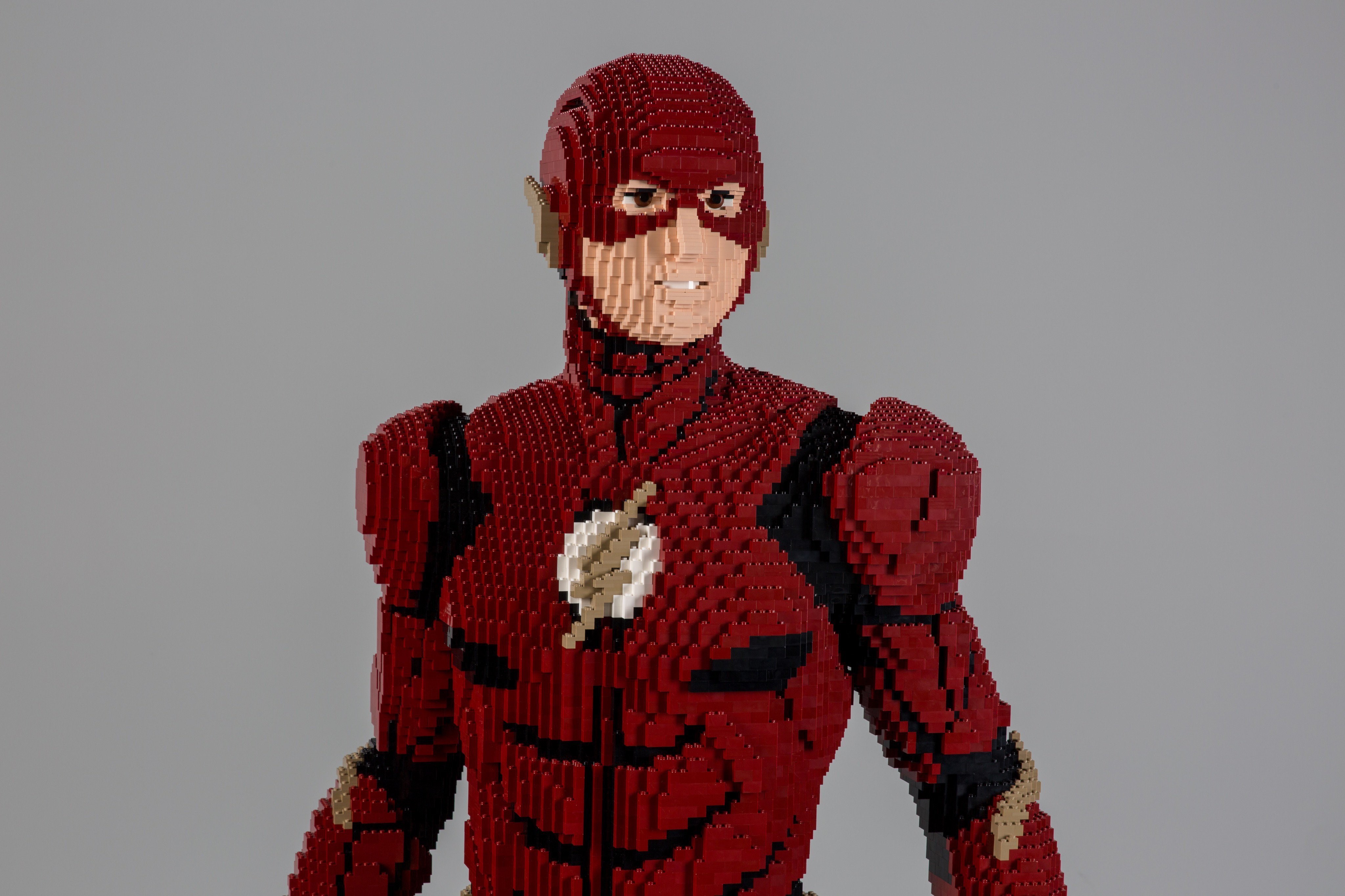 flash, lego, superheroes, hd, 4k, HD Wallpaper