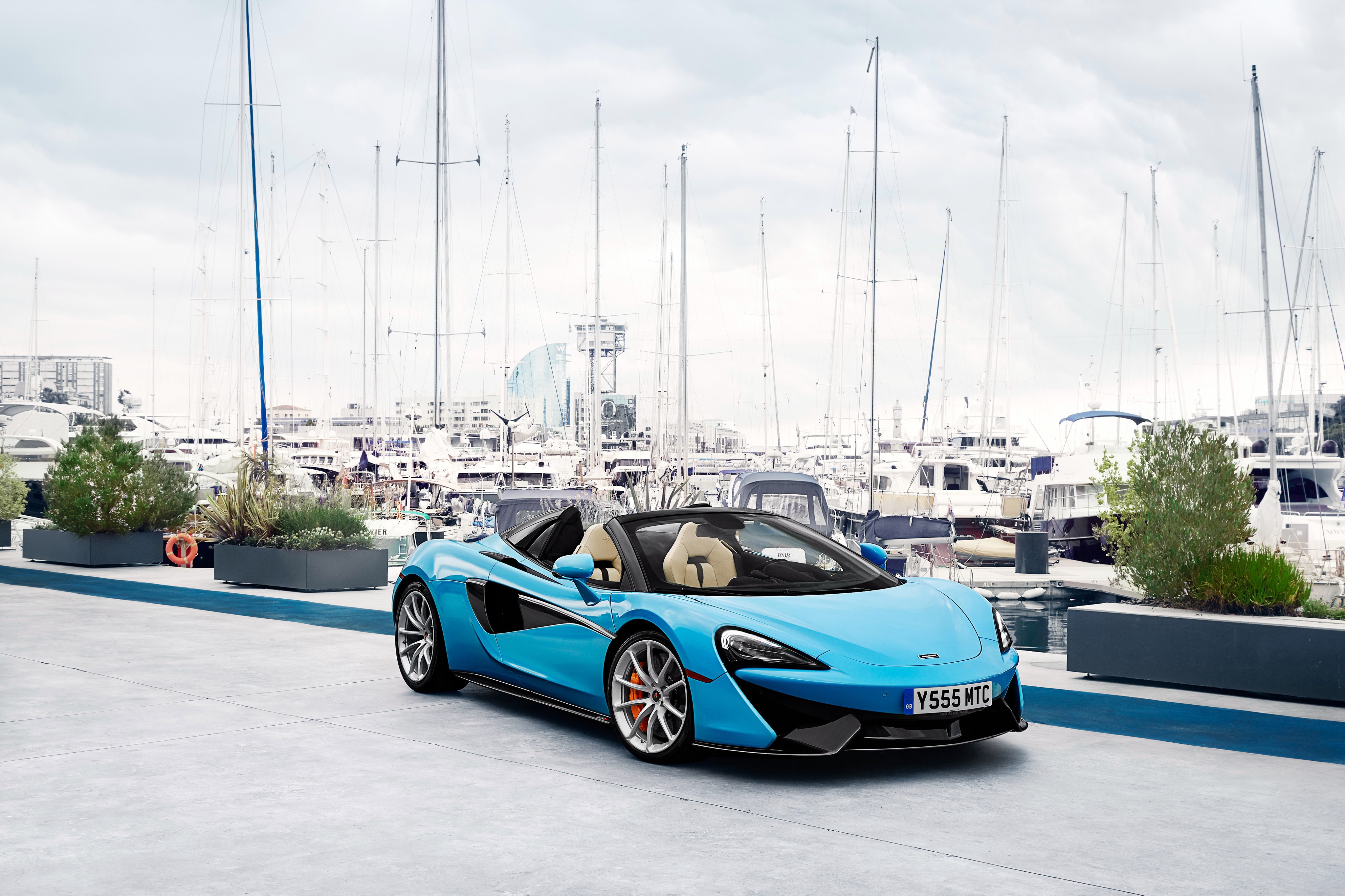 mclaren 570s spider, mclaren, 2018 cars, cars, hd, 4k, HD Wallpaper