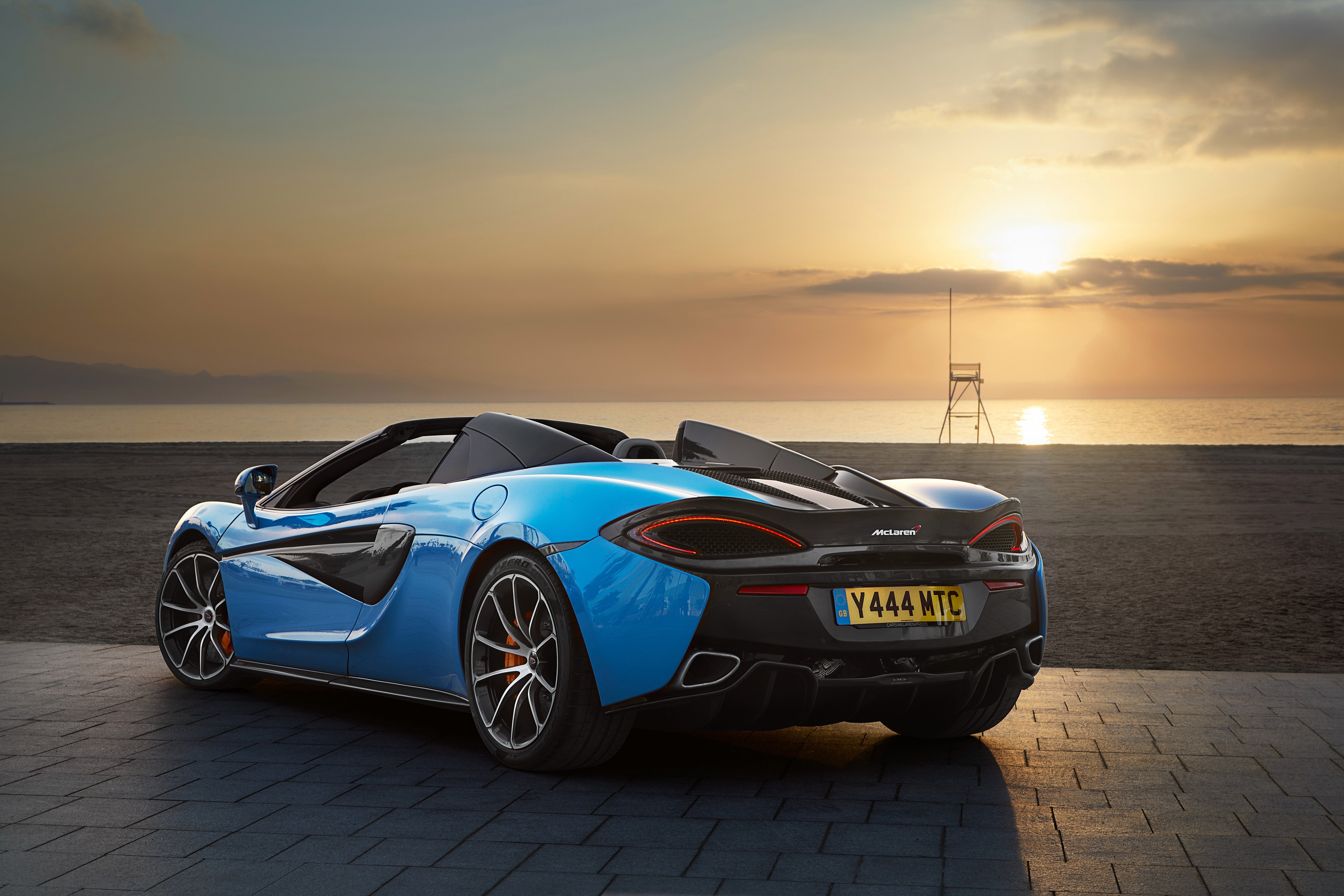 mclaren 570s spider, mclaren, 2018 cars, cars, hd, 4k, HD Wallpaper