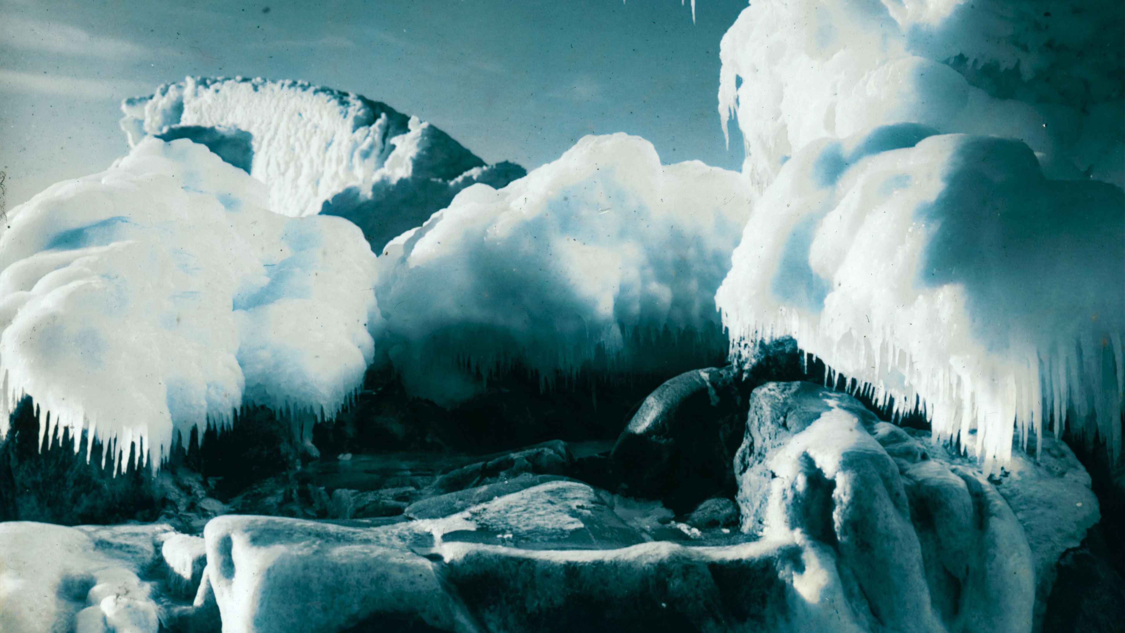 glacier, ice, frost, antarctica, north, 4k, HD Wallpaper