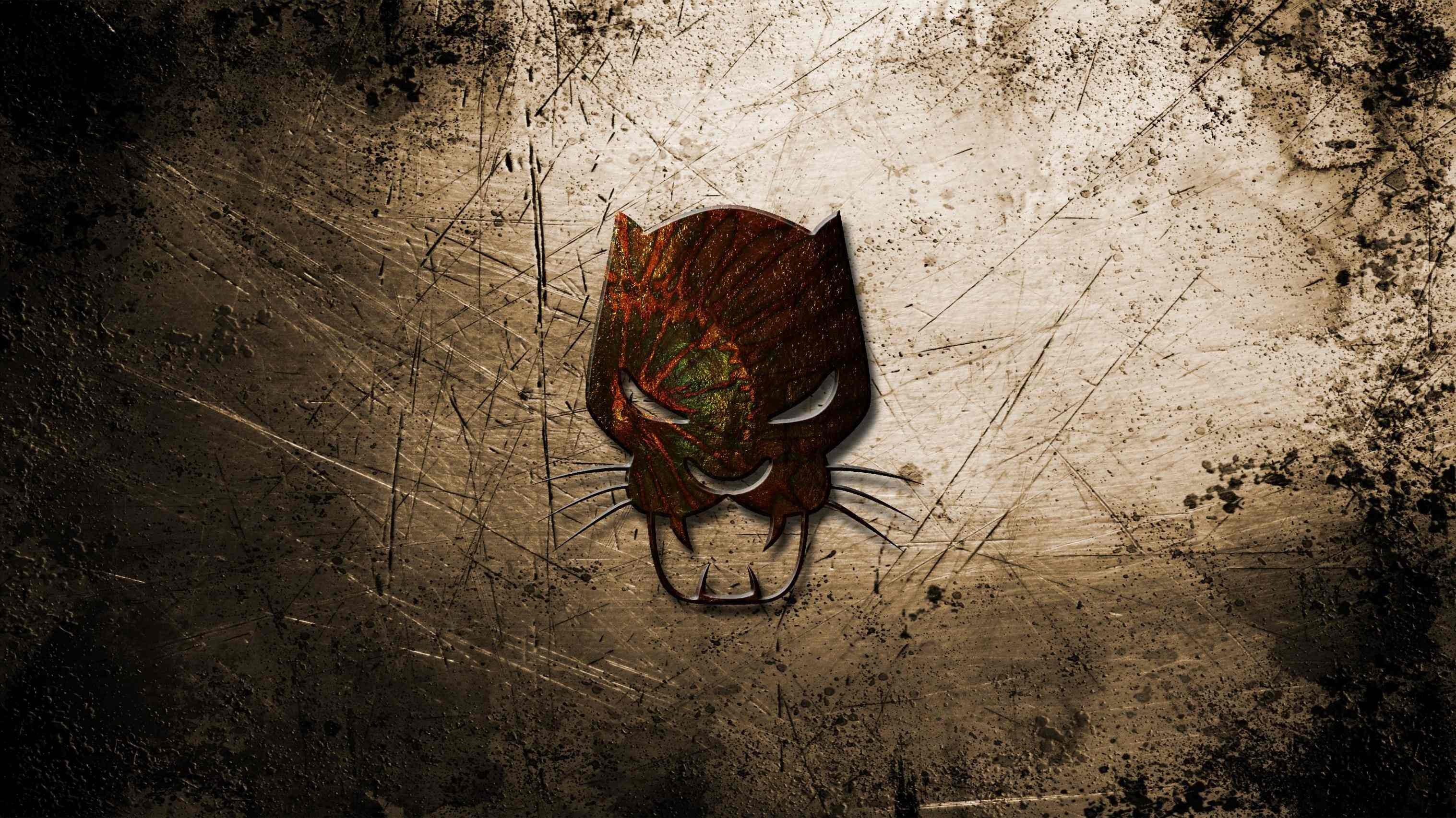 black panther, movies, logo, artwork, hd, 4k, HD Wallpaper