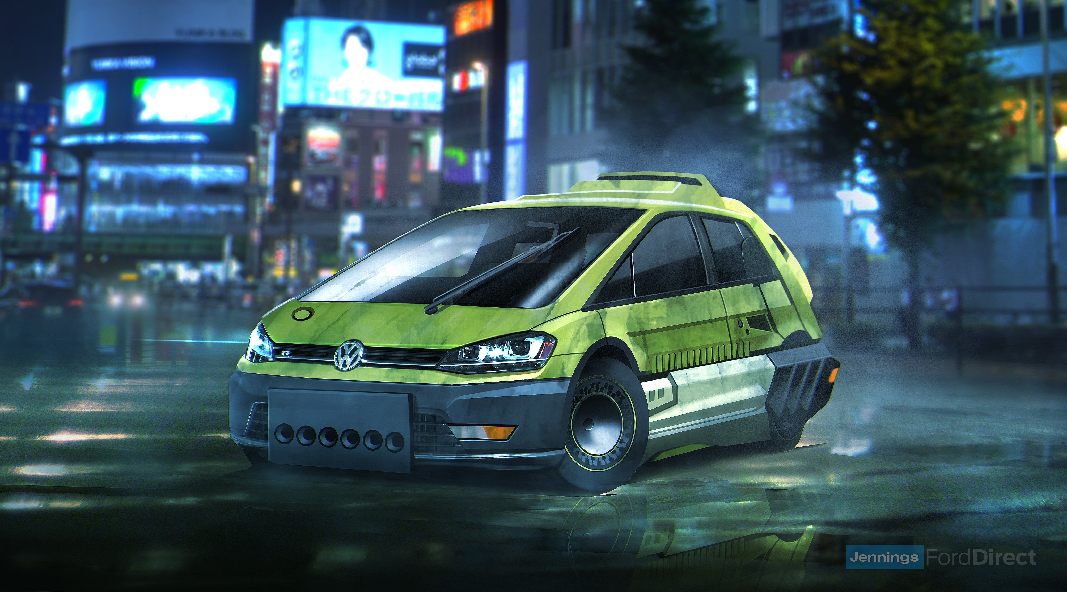 blade runner 2049, movies, 2017 movies, hd, cars, 4k, volkswagen, artist, artwork, digital art, HD Wallpaper