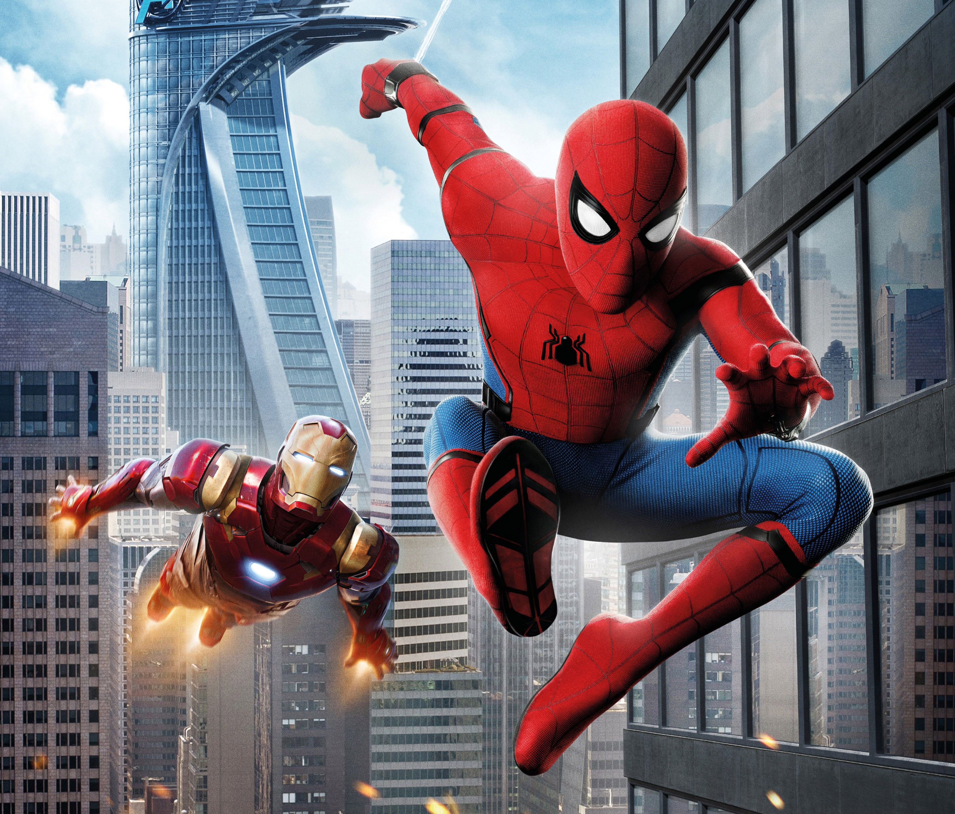 spiderman homecoming, spiderman, 2017 movies, movies, hd, super heroes, iron man, 4k, HD Wallpaper