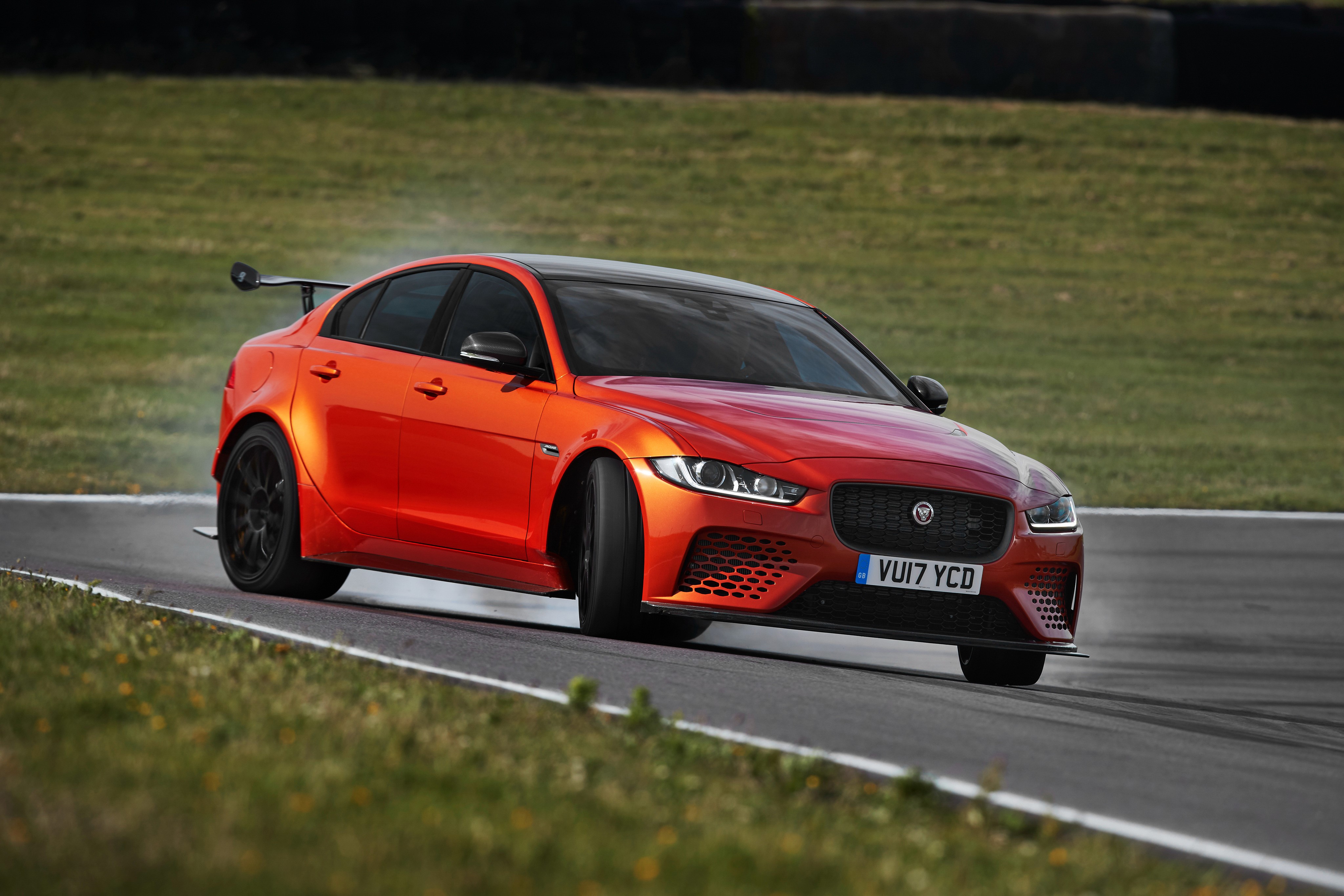 jaguar xe sv project 8, jaguar, cars, 2018 cars, 4k, hd, drifting cars, HD Wallpaper