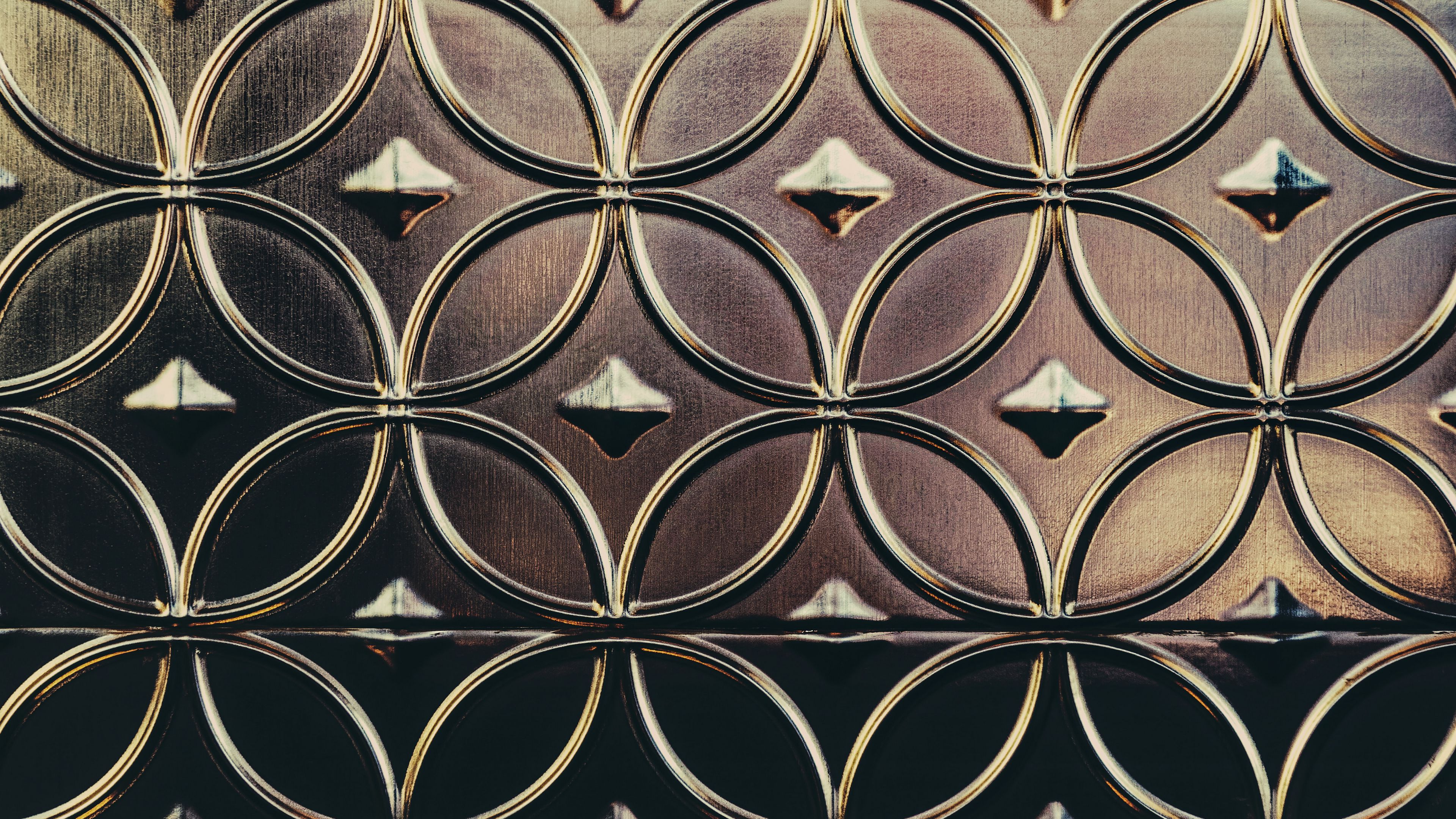 texture, pattern, metal, decoration, 4k, HD Wallpaper