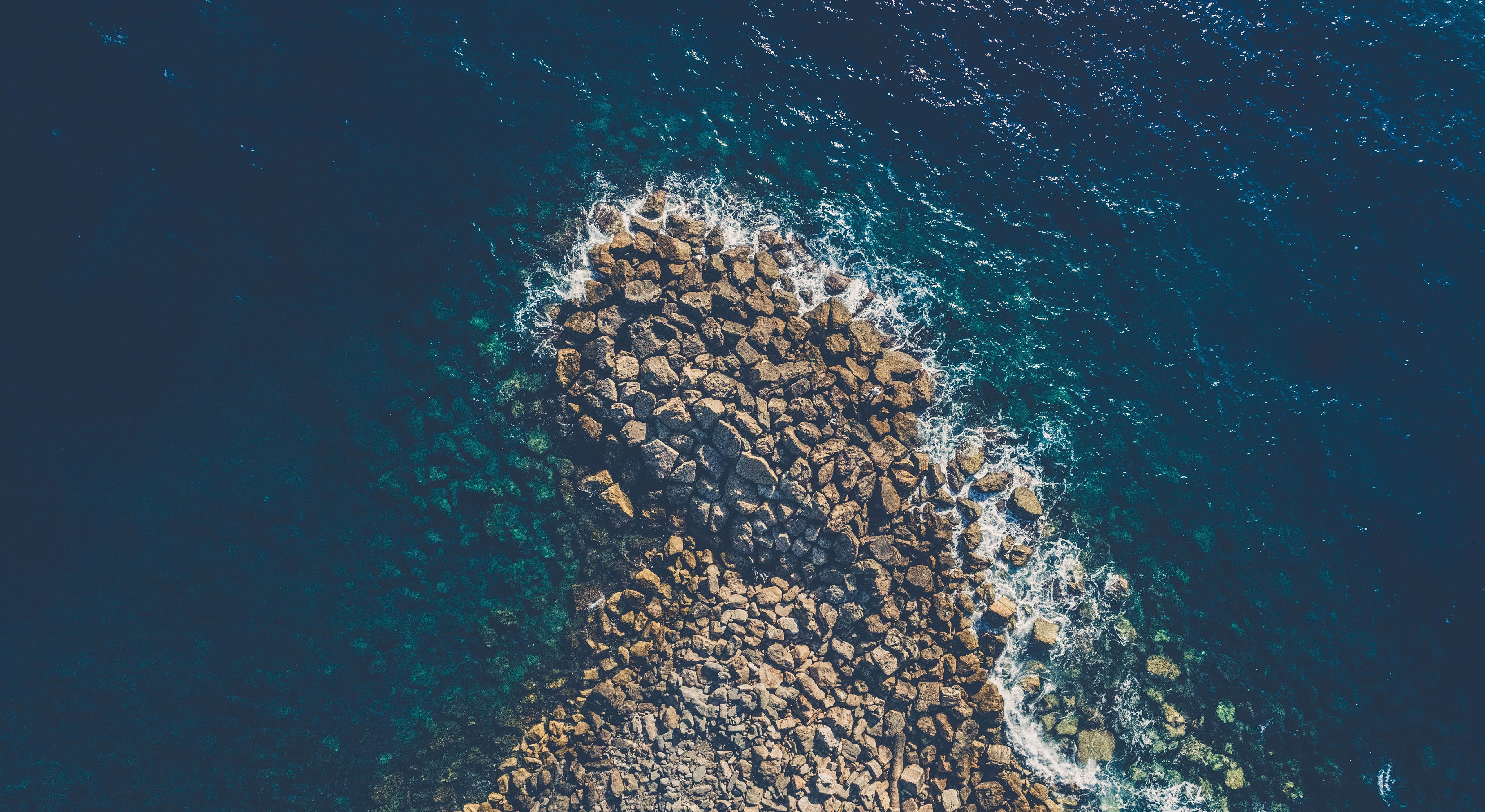 nature, rocks, sea, water, hd, 4k, 5k, HD Wallpaper