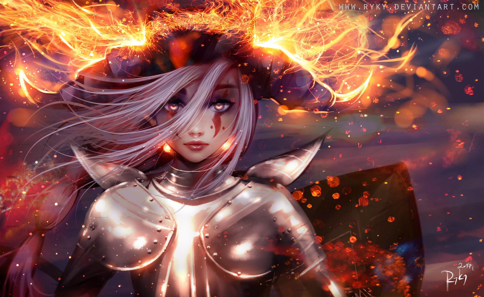 fantasy girls, girls, artwork, artist, digital art, hd, deviantart, HD Wallpaper