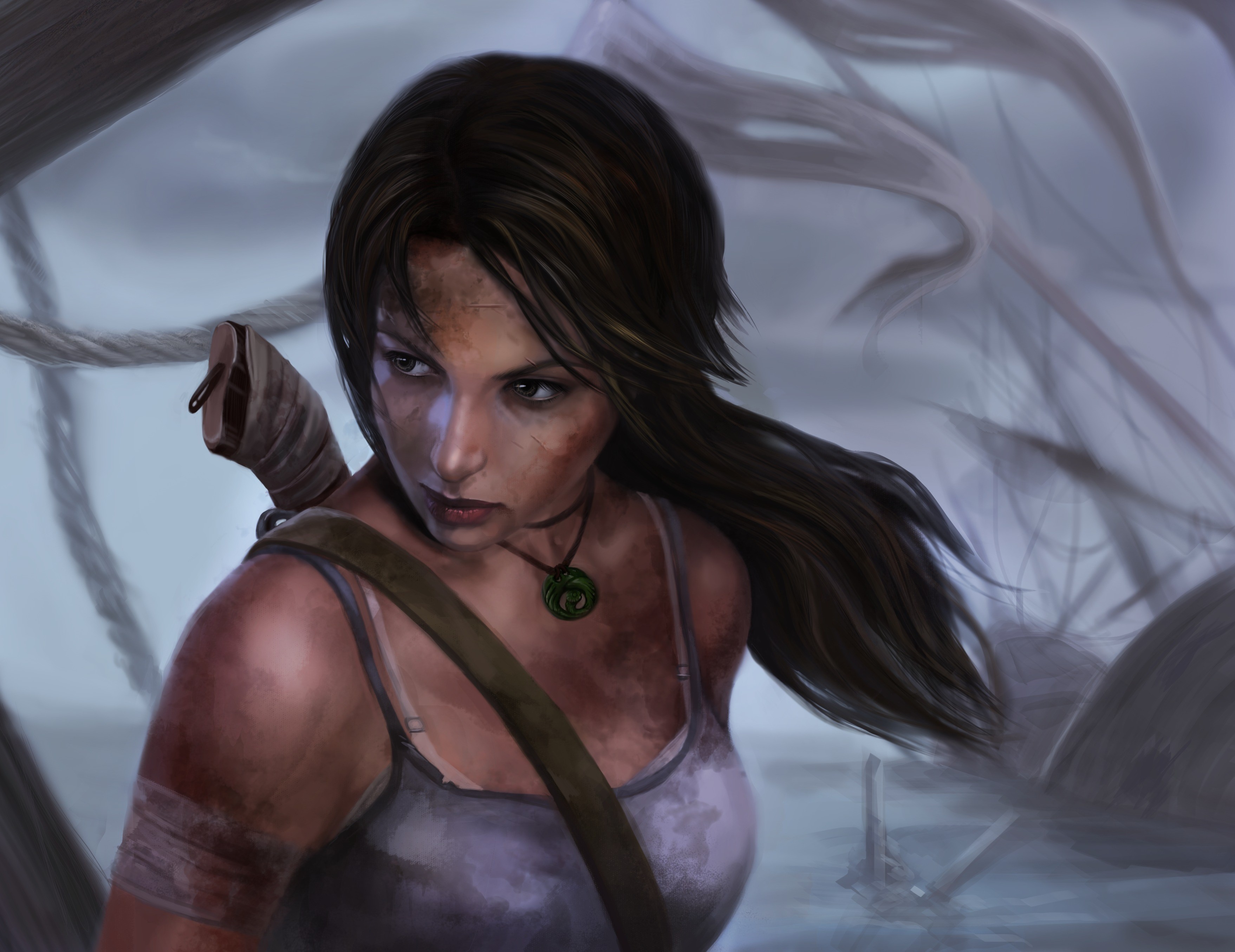 lara croft, tomb raider, games, 4k, fantasy girls, hd, HD Wallpaper