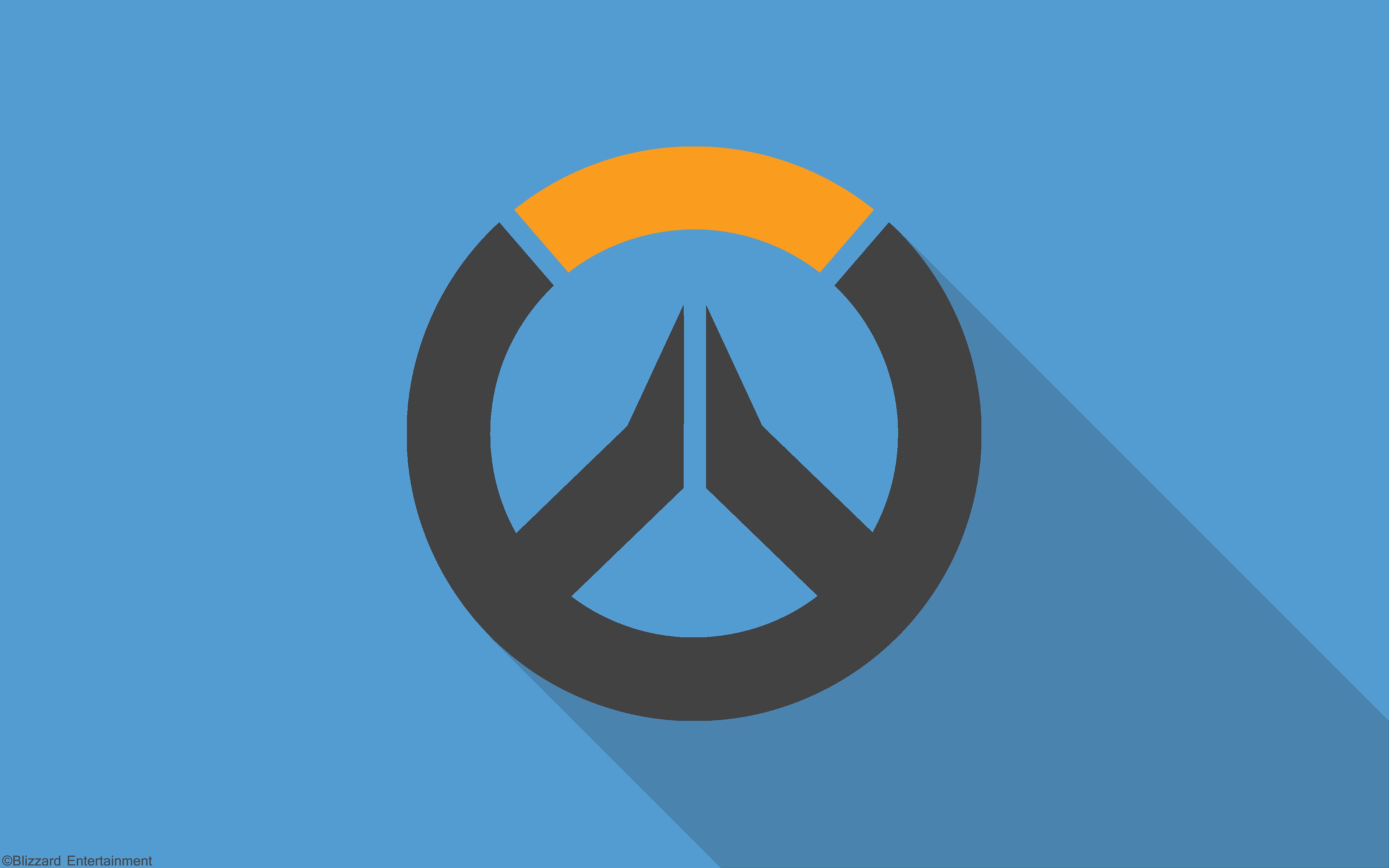 overwatch, material, design, minimalism, logo, hd, 4k, HD Wallpaper