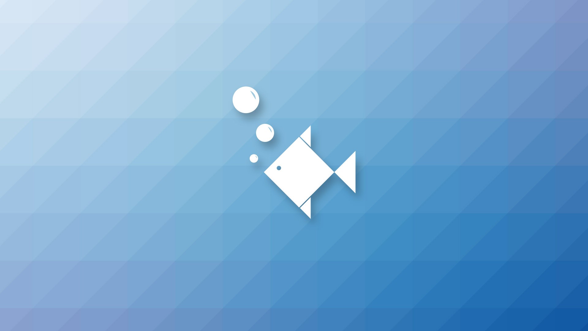 fish, minimalism, artist, digital art, hd, HD Wallpaper
