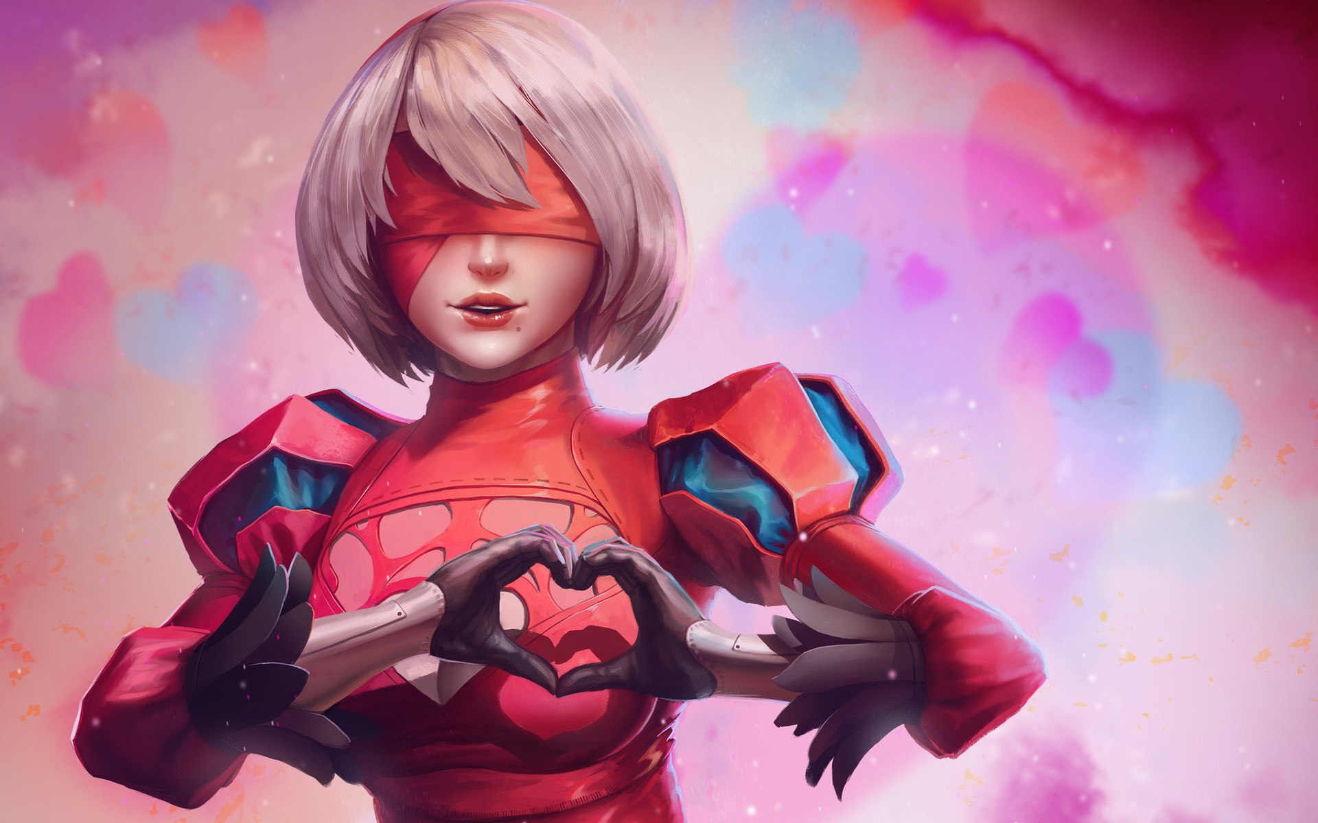 anime, anime girls, hd, love, artwork, artstation, HD Wallpaper