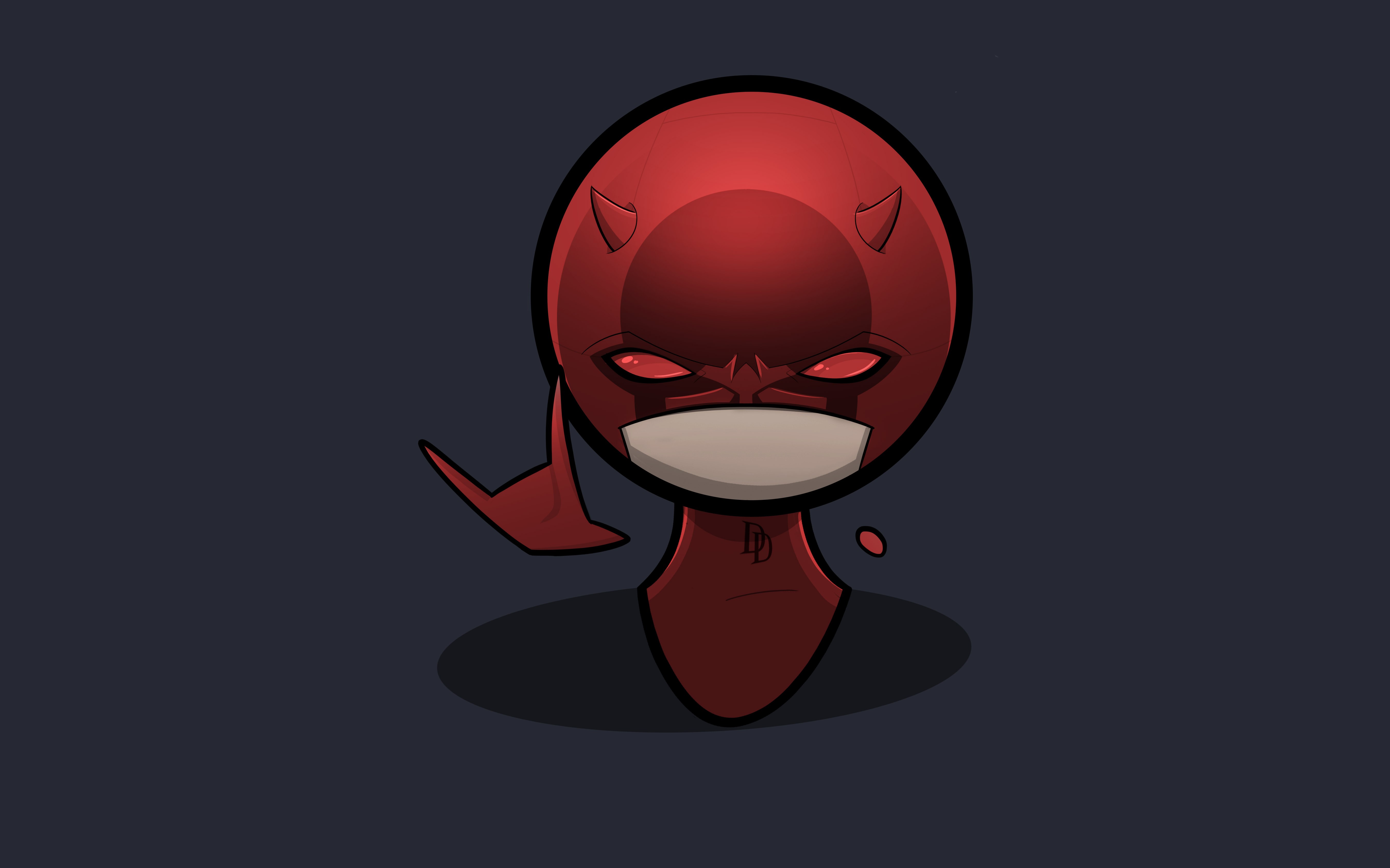 daredevil, tv shows, minimalism, hd, artist, artwork, 4k, 5k, HD Wallpaper