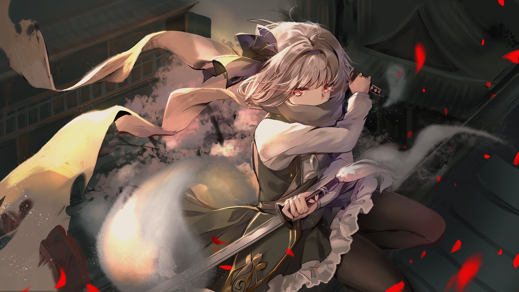 touhou, anime, artist, artwork, digital art, hd, HD Wallpaper
