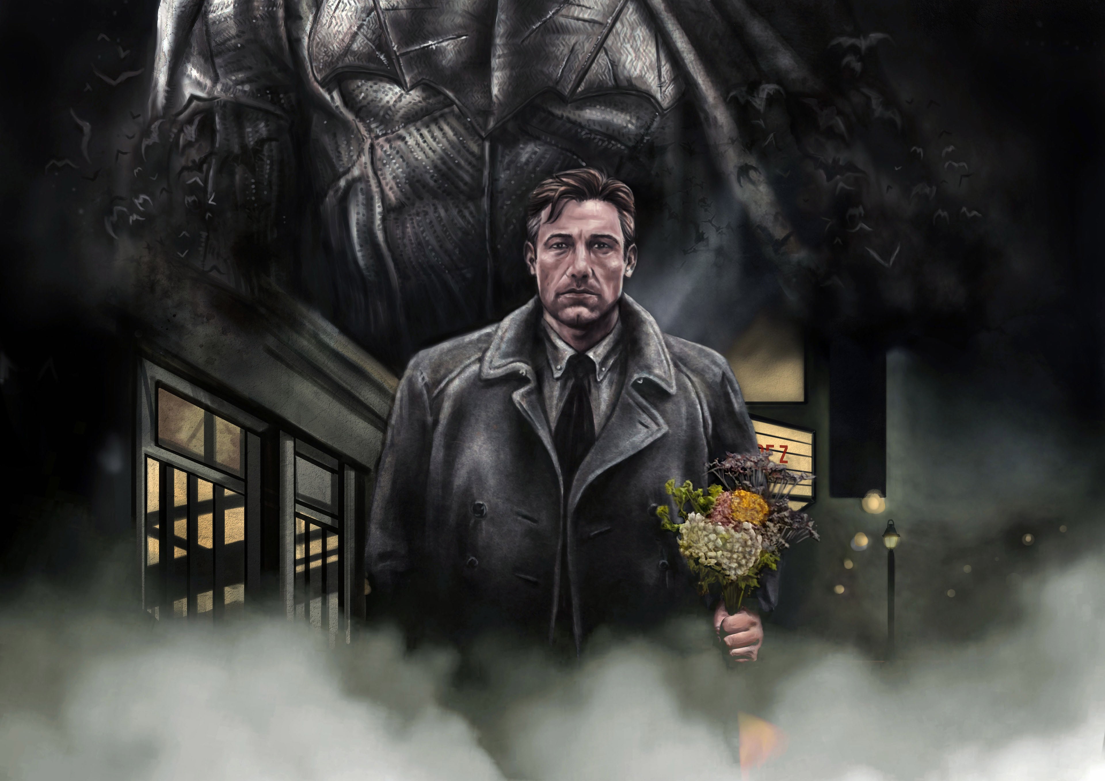 batman, artwork, super heroes, artist, digital art, HD Wallpaper