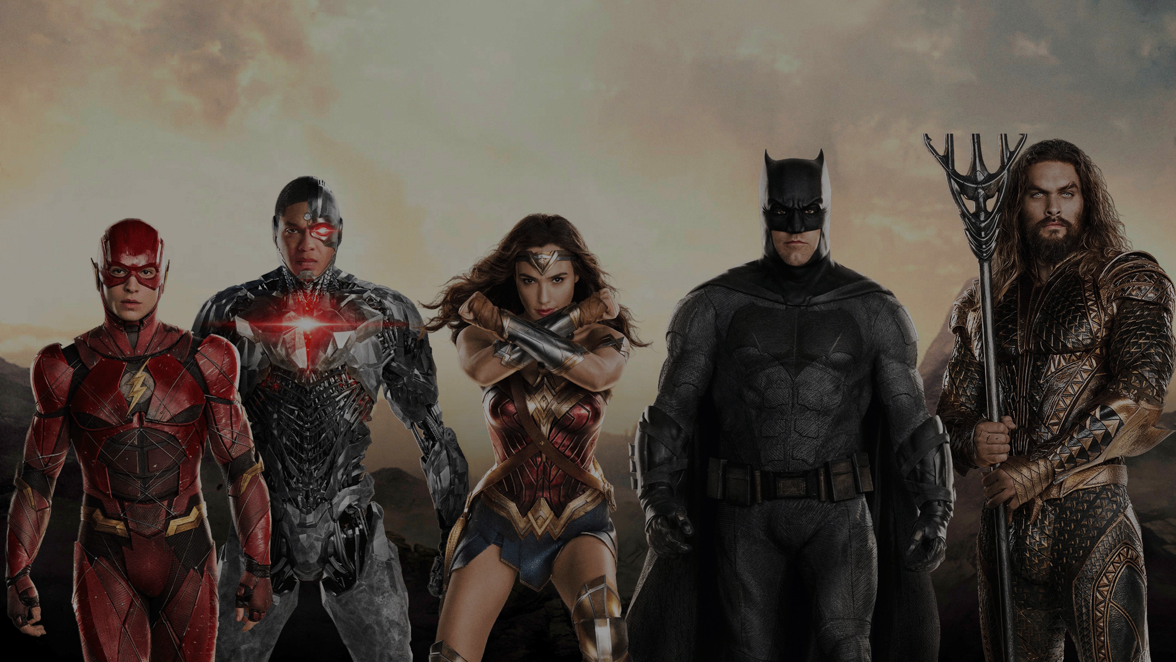 justice league, movies, 4k, 2017 movies, wonder woman, superman, batman, aquaman, the flash, super heroes, HD Wallpaper
