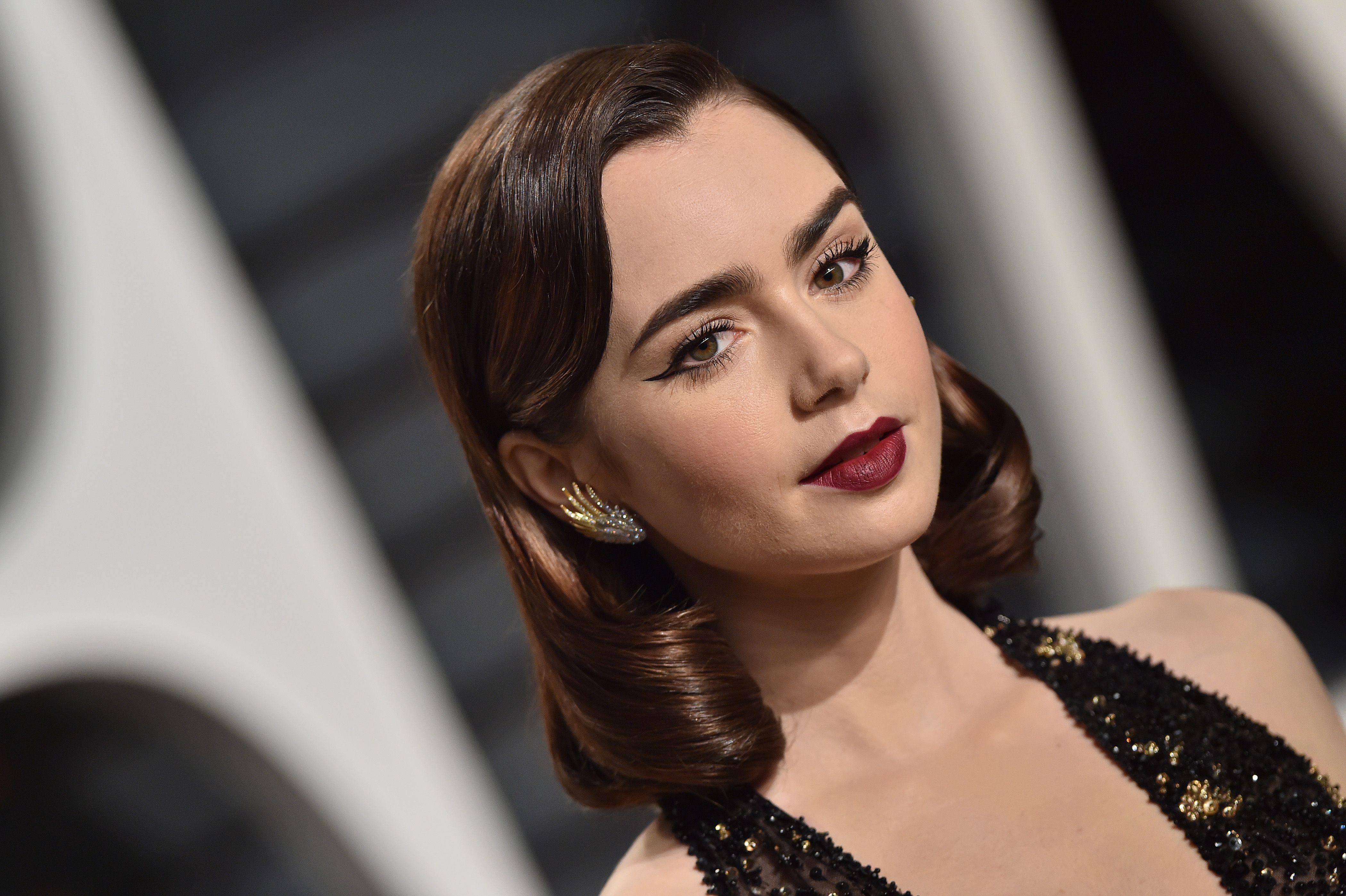 lily collins, girls, celebrities, model, hd, 4k, HD Wallpaper
