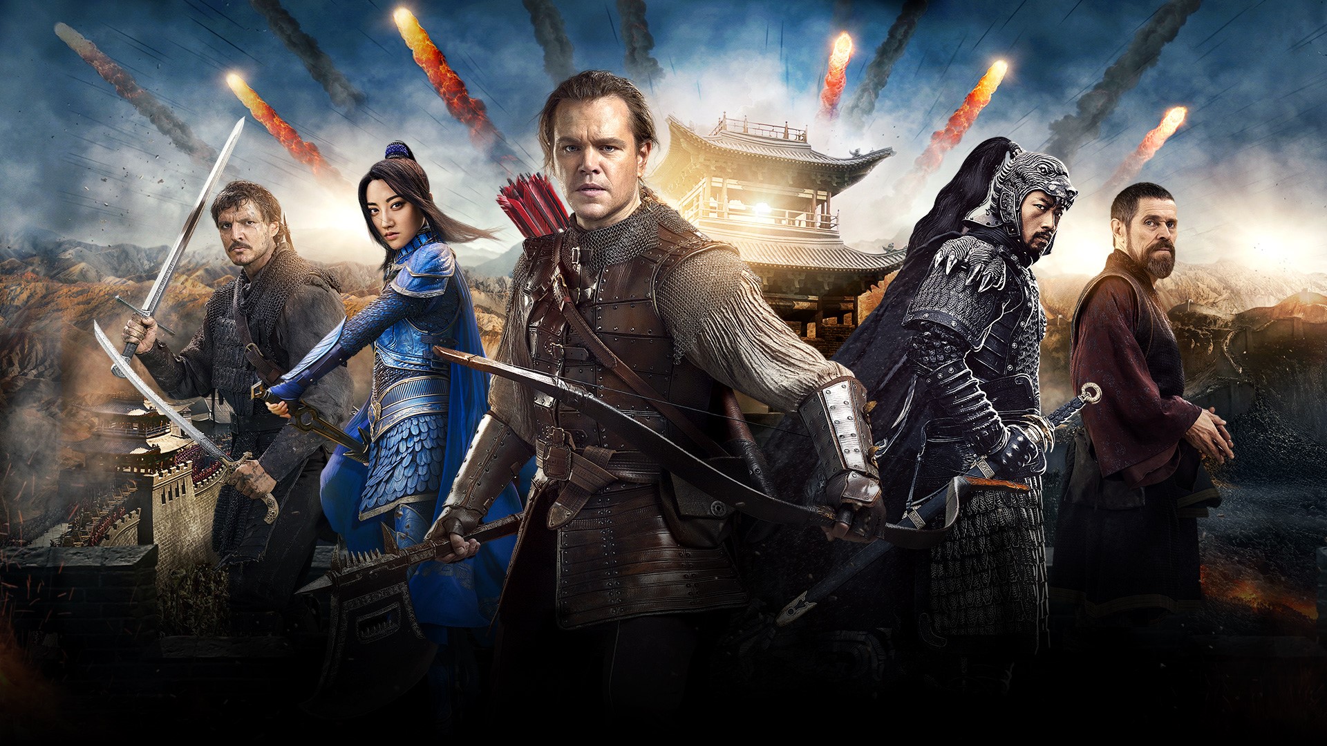 the great wall, 2017 movies, movies, matt damon, HD Wallpaper