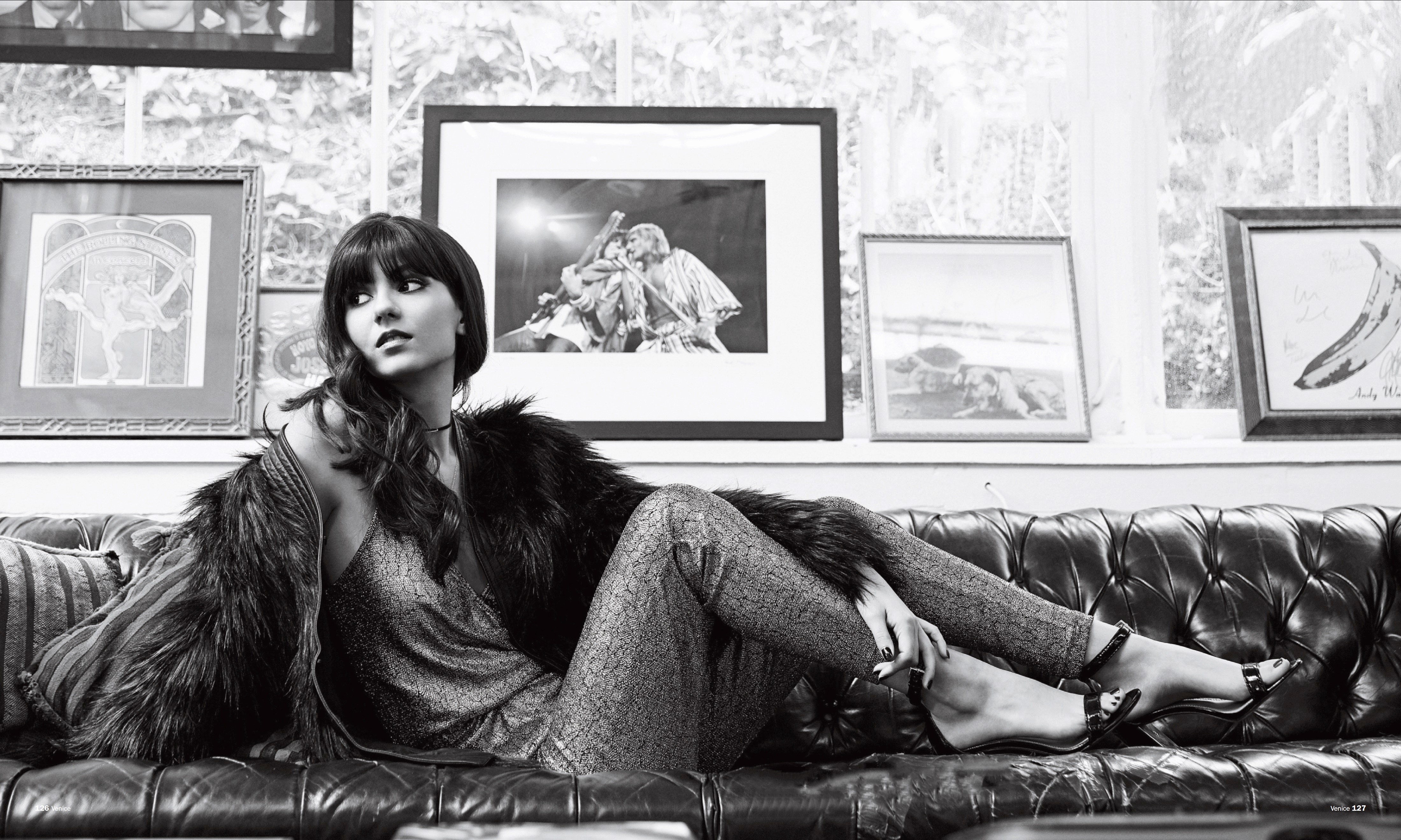 victoria justice, celebrities, girls, hd, 4k, monochrome, black and white, HD Wallpaper