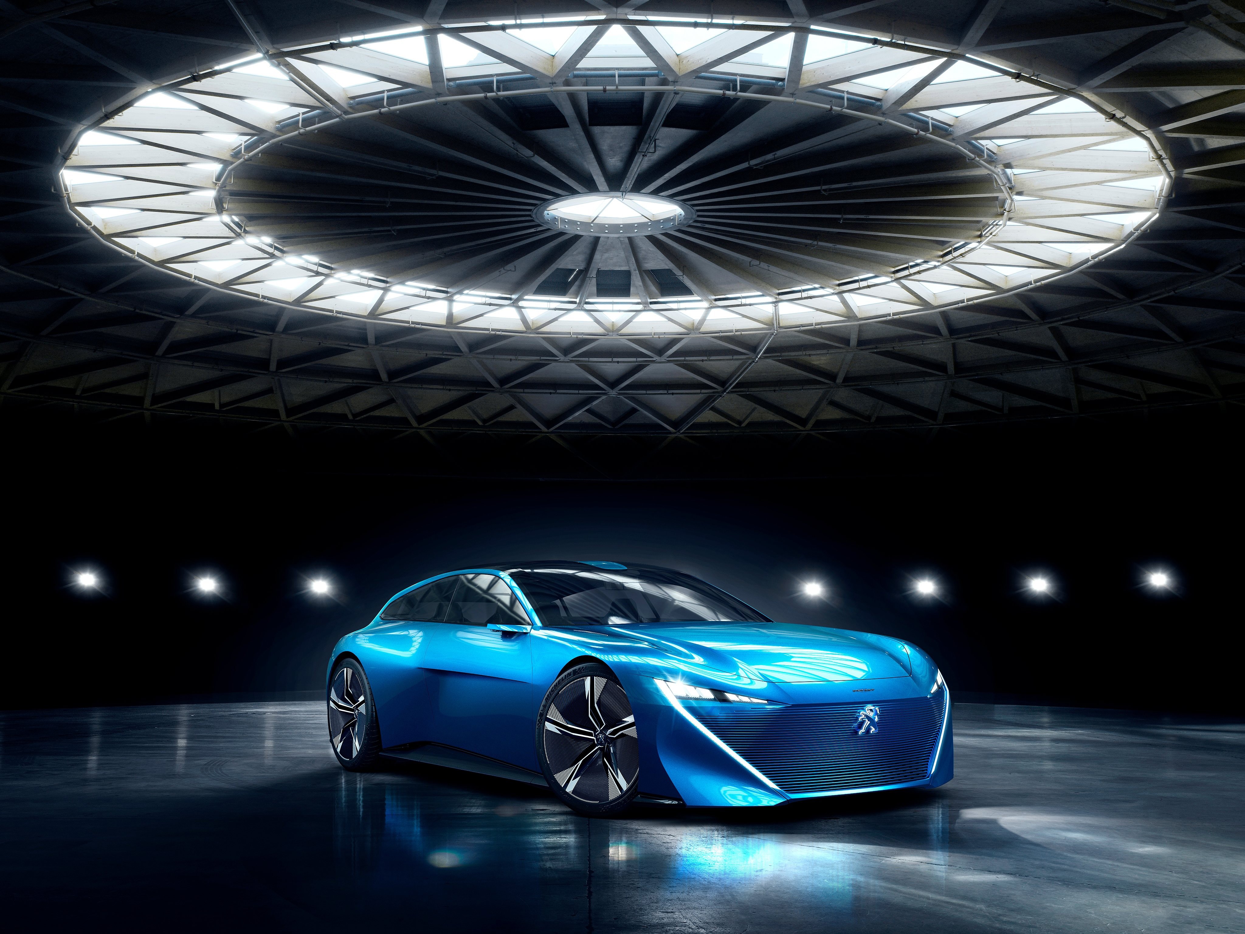 peugeot instinct, peugeot, cars, concept cars, 2017 cars, HD Wallpaper