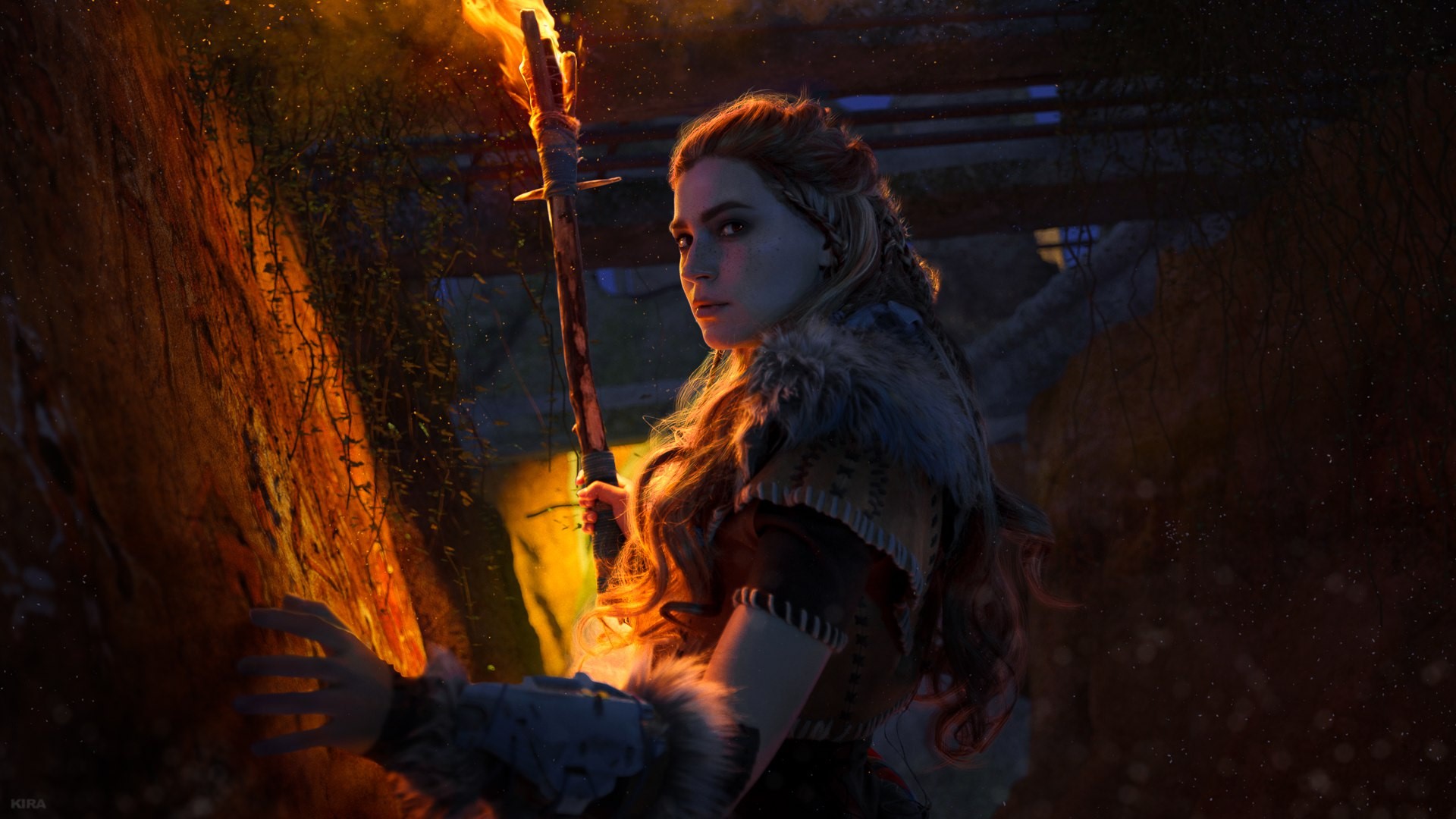 aloy, horizon zero dawn, games, pc games, xbox games, ps games, hd, cosplay, HD Wallpaper