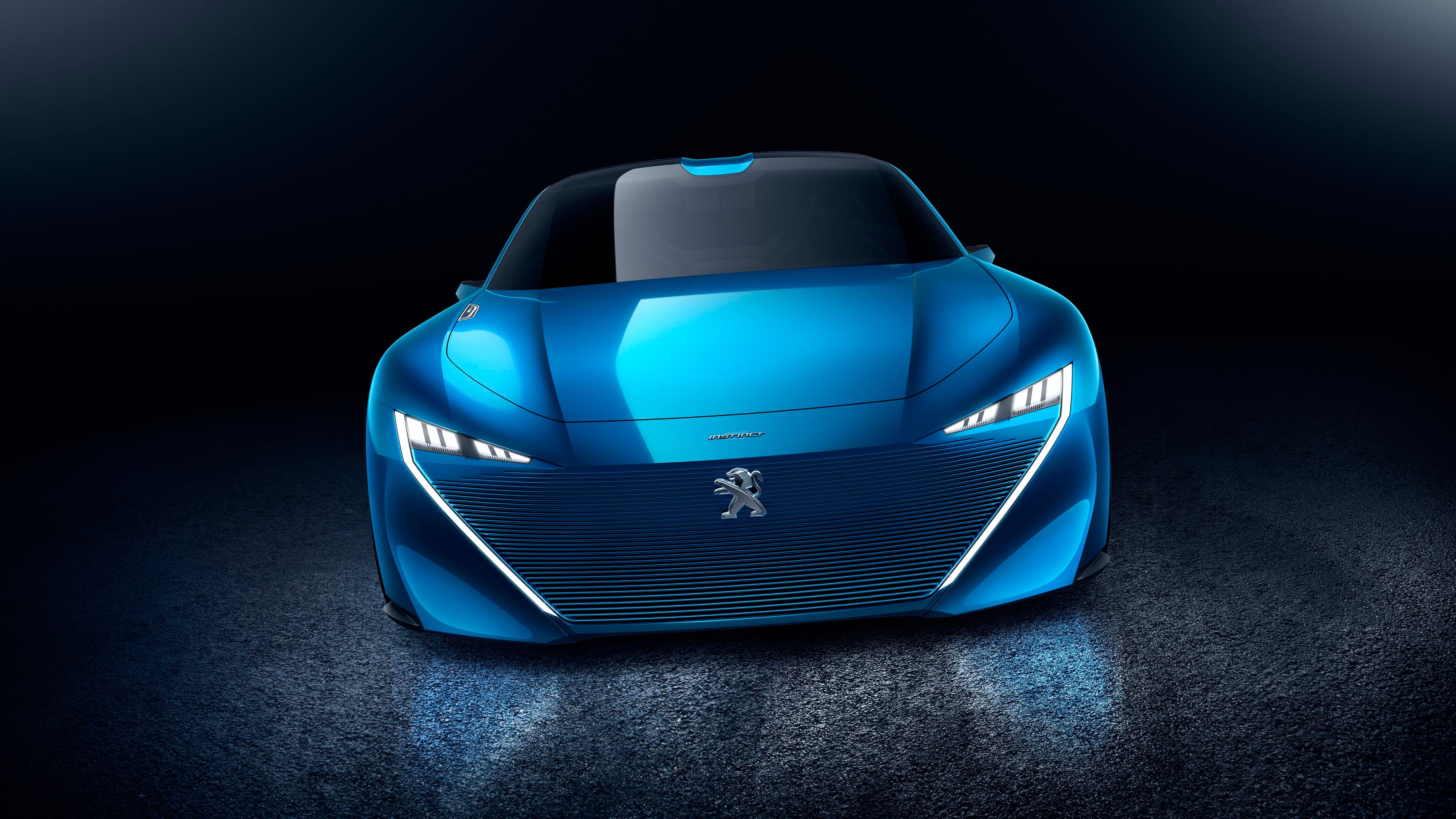 peugeot instinct, peugeot, cars, concept cars, 2017 cars, HD Wallpaper