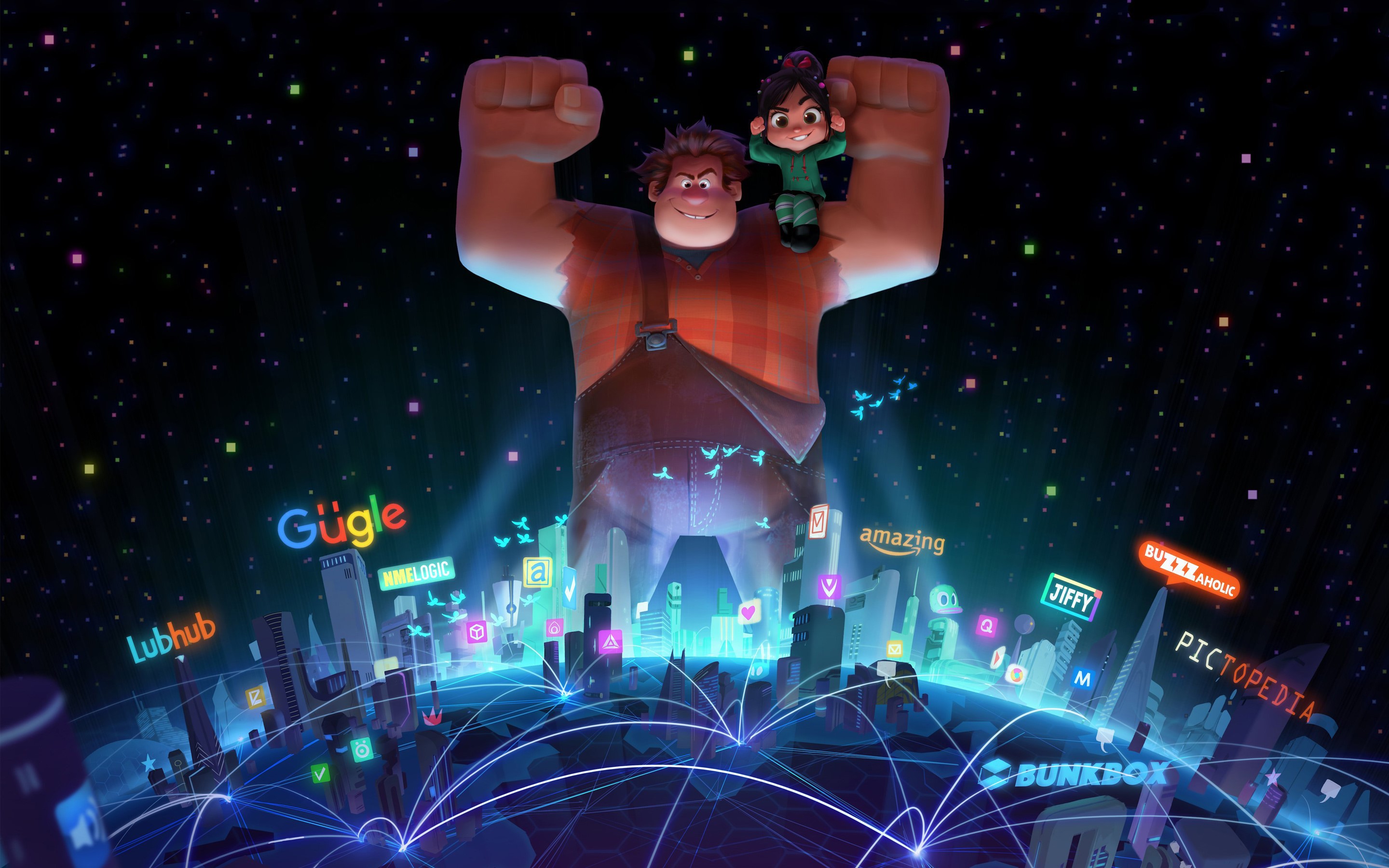 wreck it ralph 2, 2018 movies, movies, animated movies, HD Wallpaper