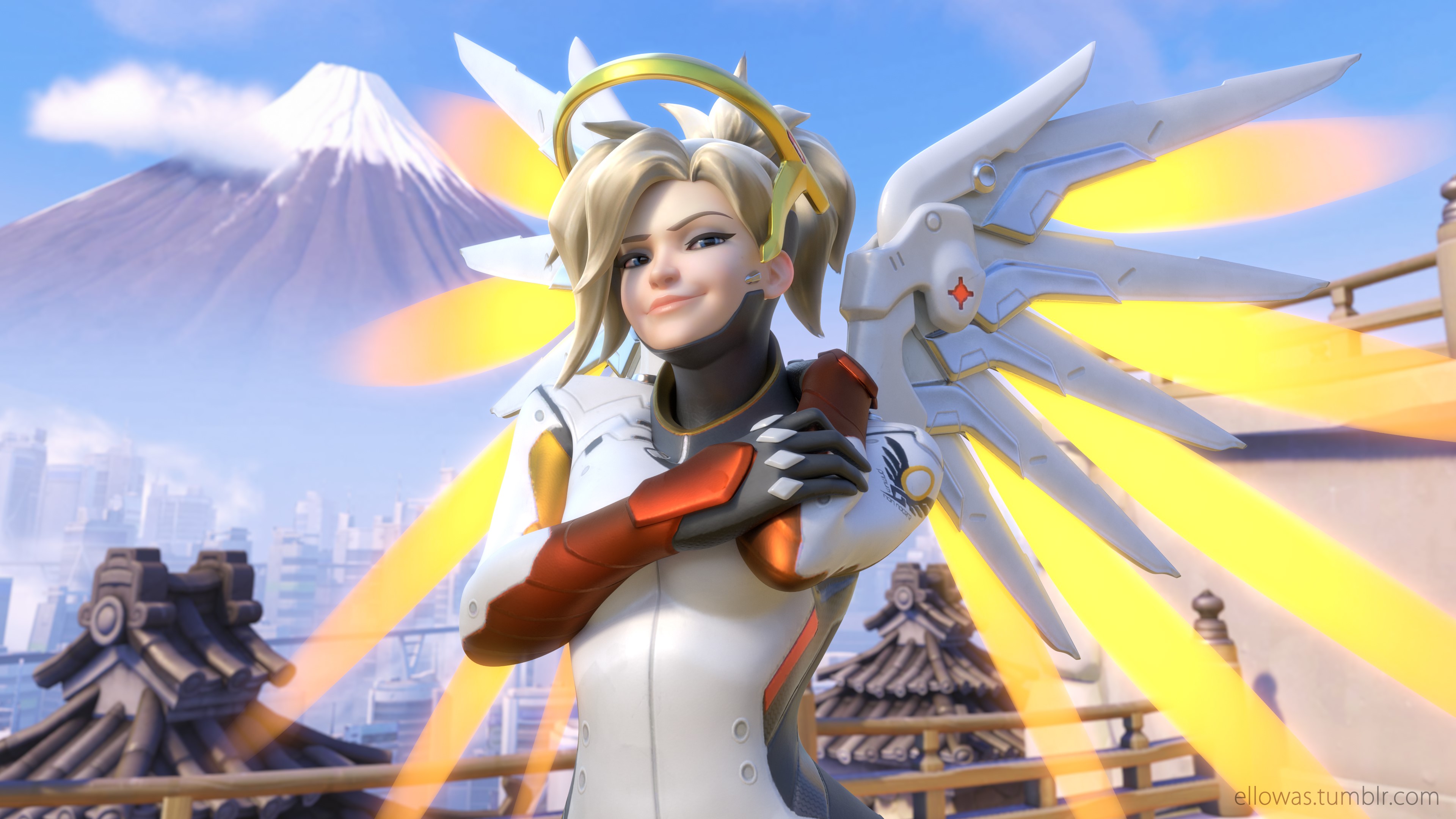 mercy overwatch, overwatch, games, xbox games, ps games, pc games, HD Wallpaper