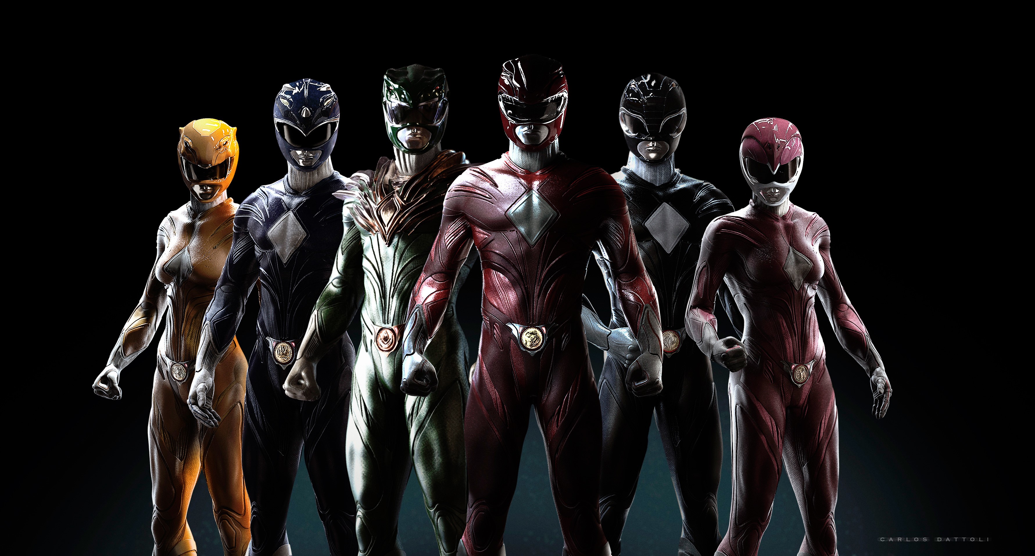 power rangers, 2017 movies, movies, 4k, artwork, HD Wallpaper