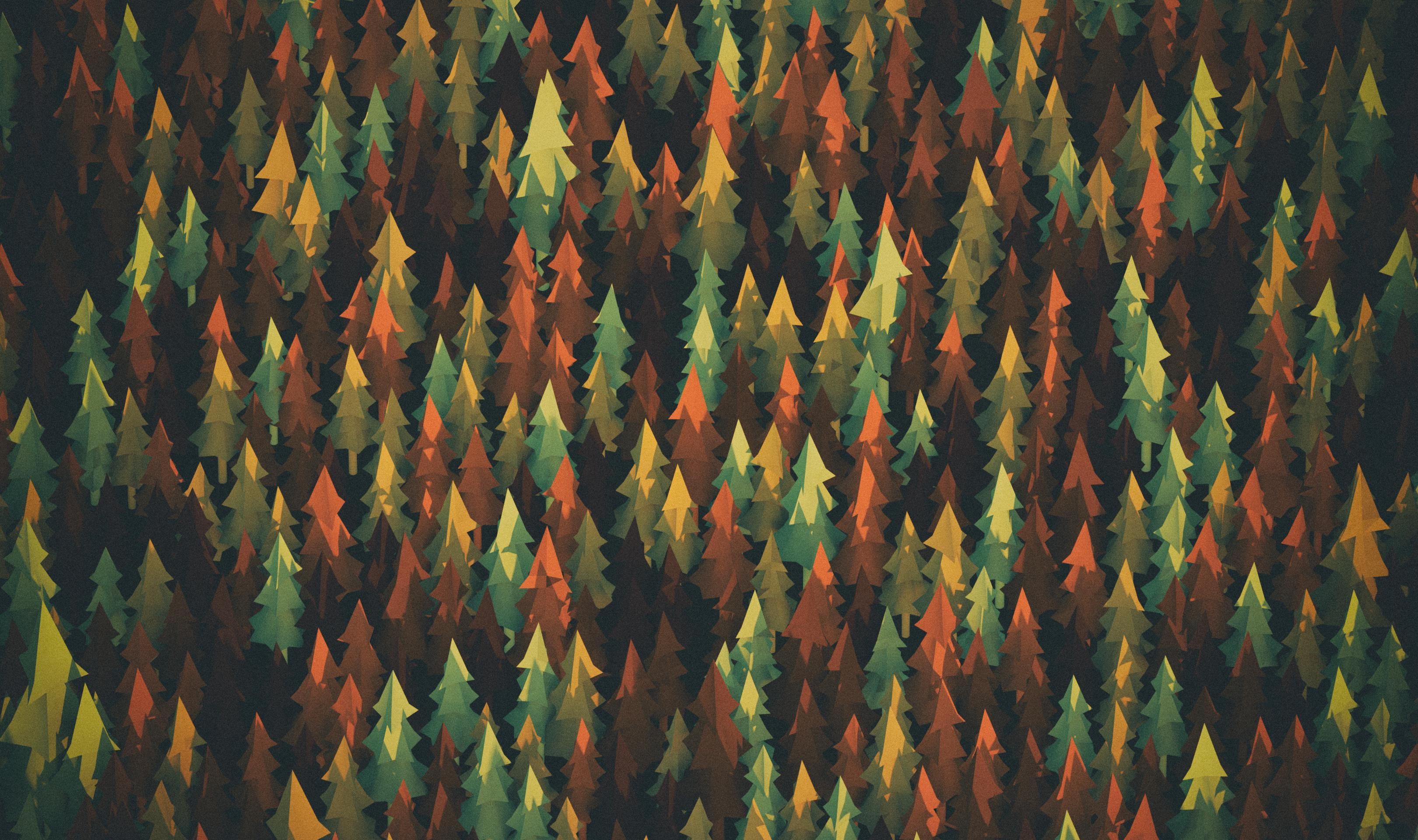 material, forest, abstract, artist, HD Wallpaper